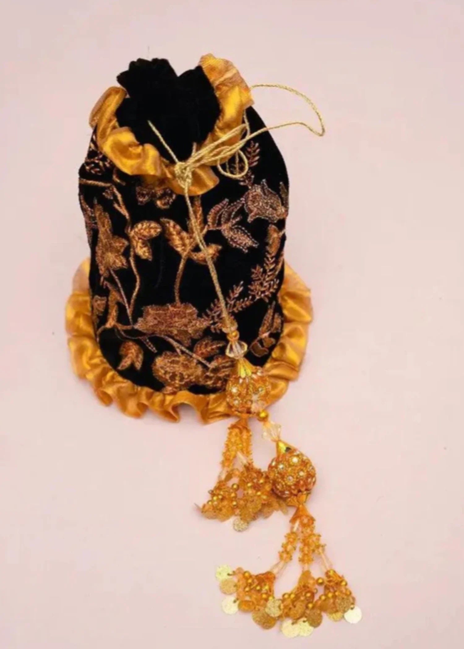 Potli Bag in Black Color by - Trendy Women Potli Bag CUH4614