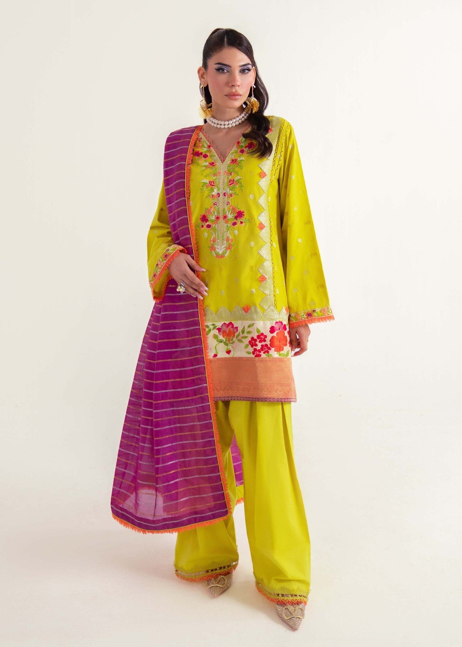jacquard Unstitched in Lemon