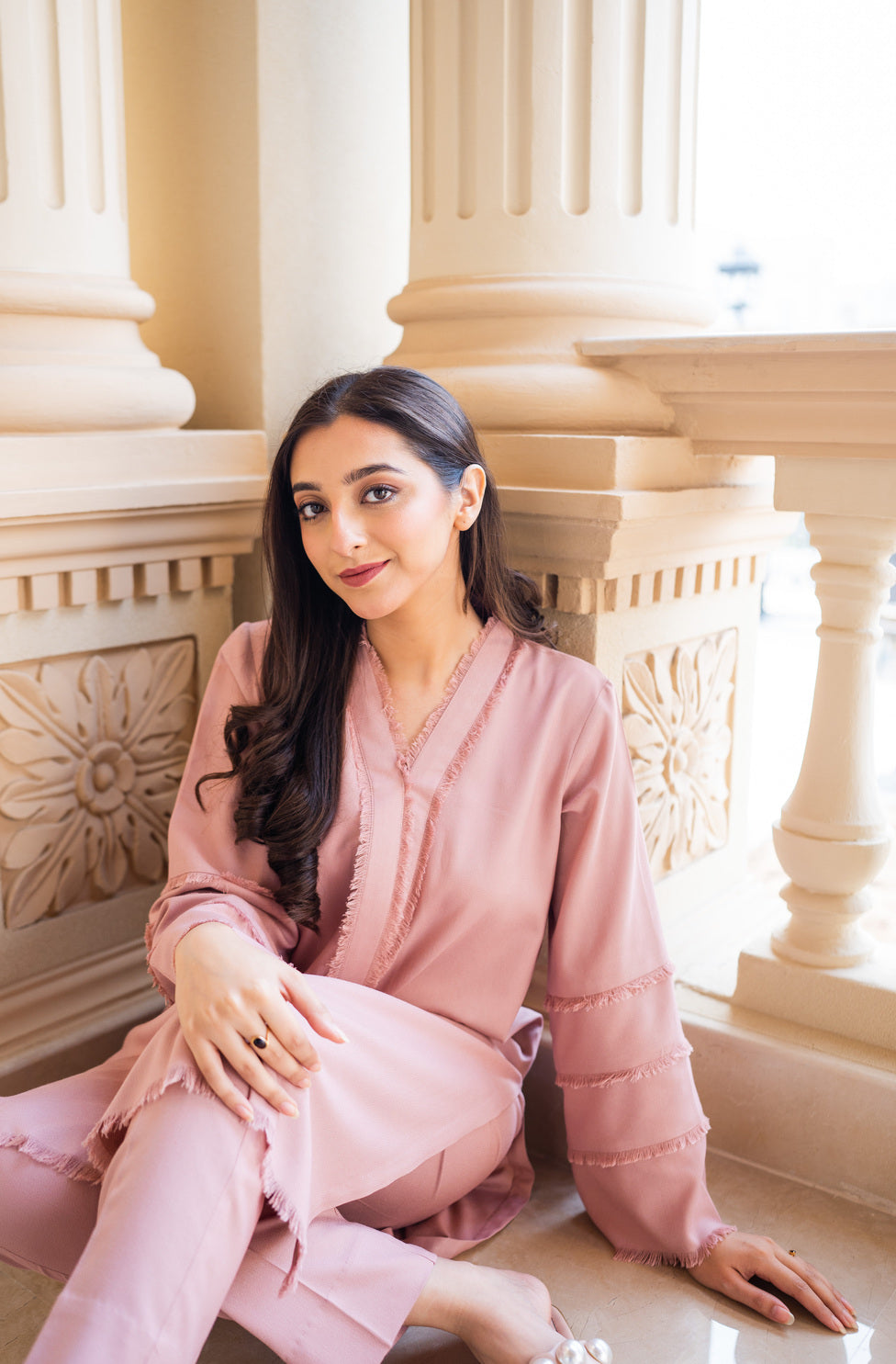 marina Kurta Set in Pink
