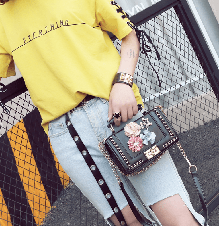 Blush Flora Bag