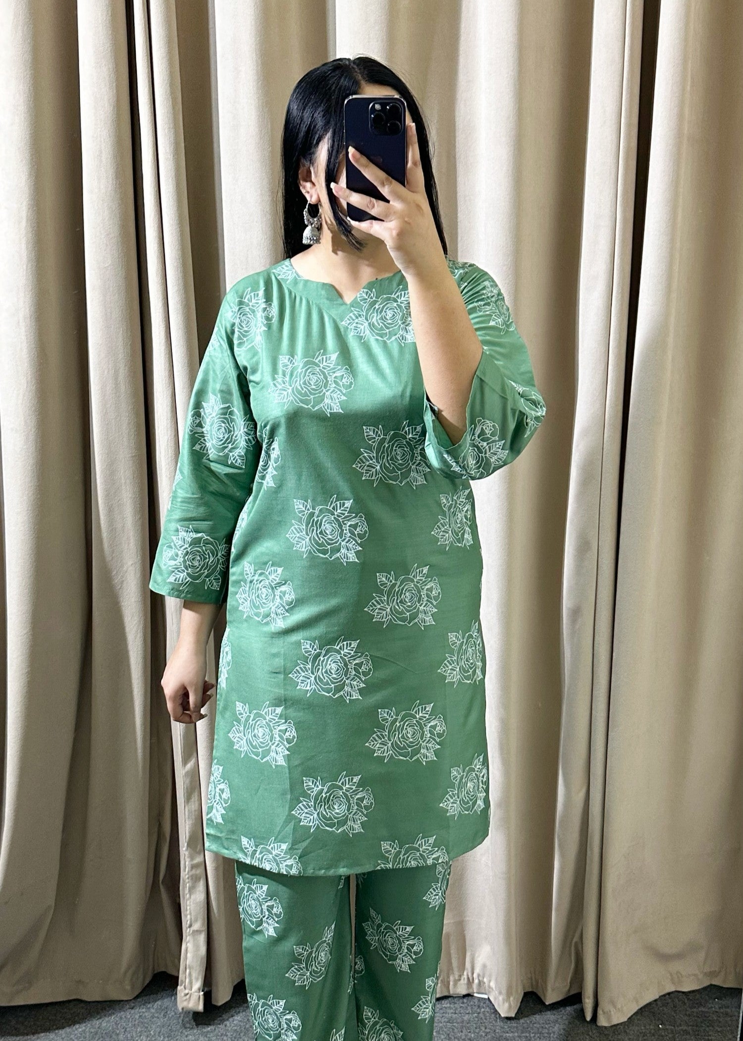 linen Co Ord Sets in Sage green
