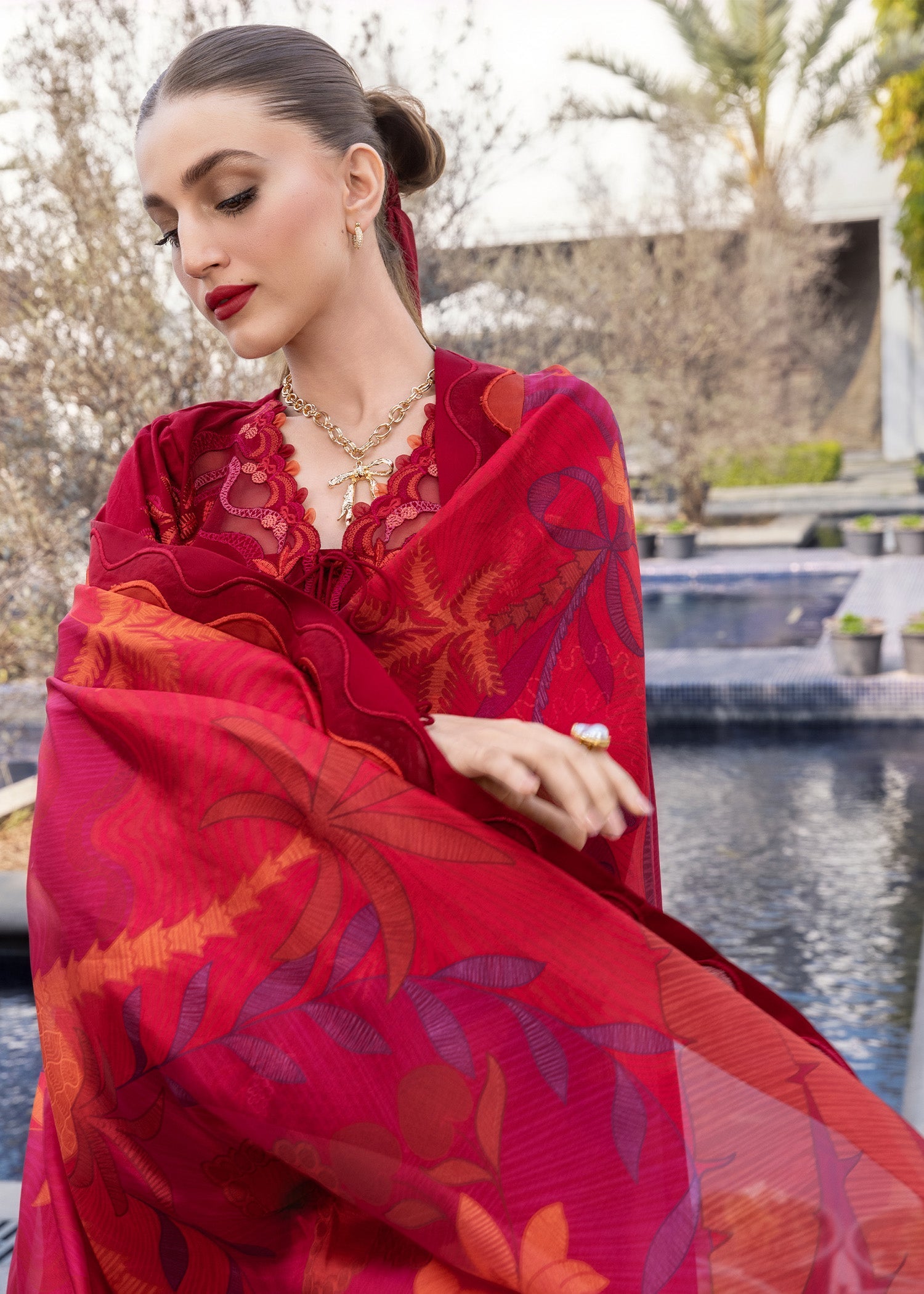 Flow Luxury Lawn – BEAUTY IN BLOOM - D3A
