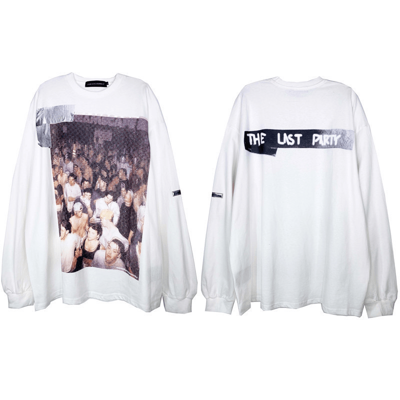 Men'S Street Trend Loose High Street Top