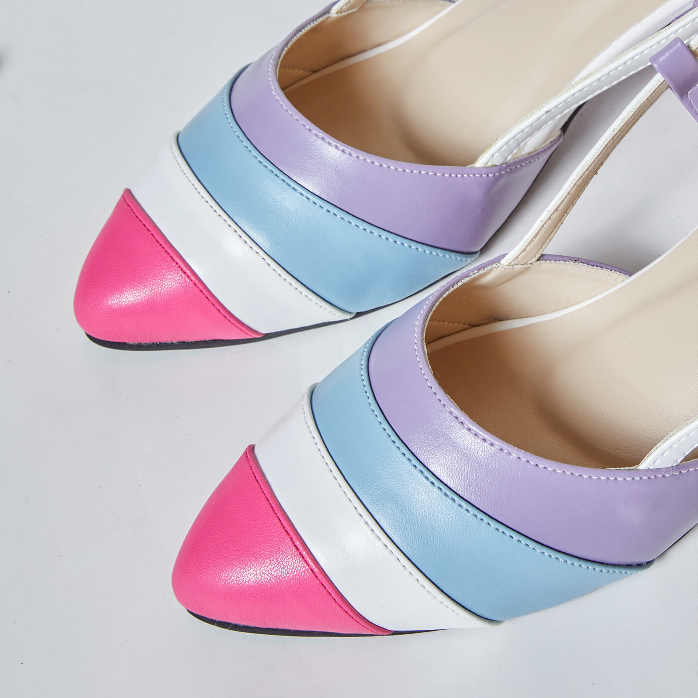 Mules in Mulberry by - High Quality Women Mules LYA1271