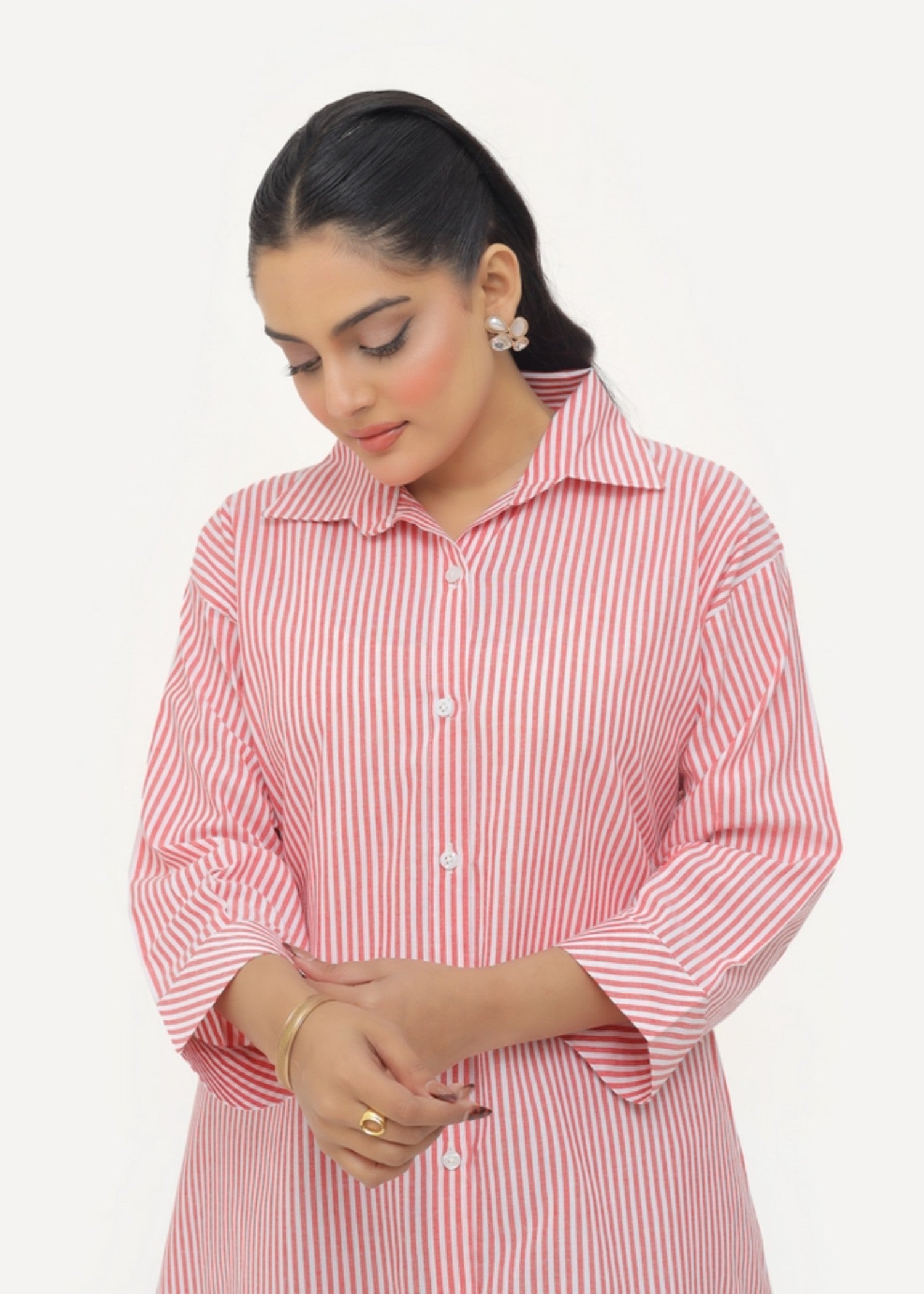 cotton Tunic in Red