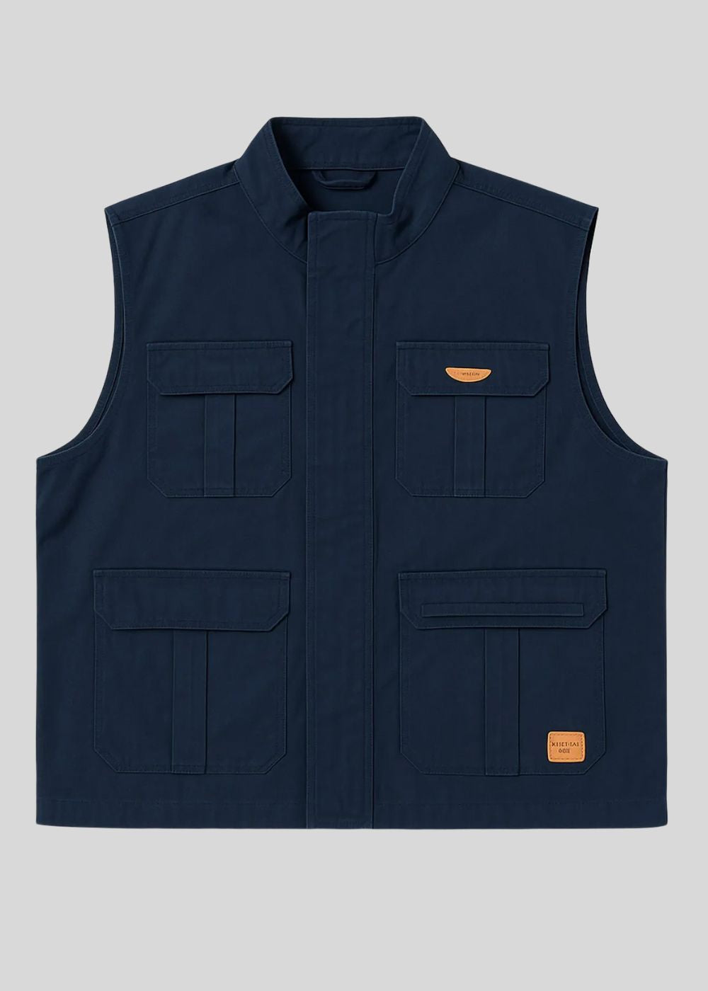 twill cotton Jacket in Navy blue
