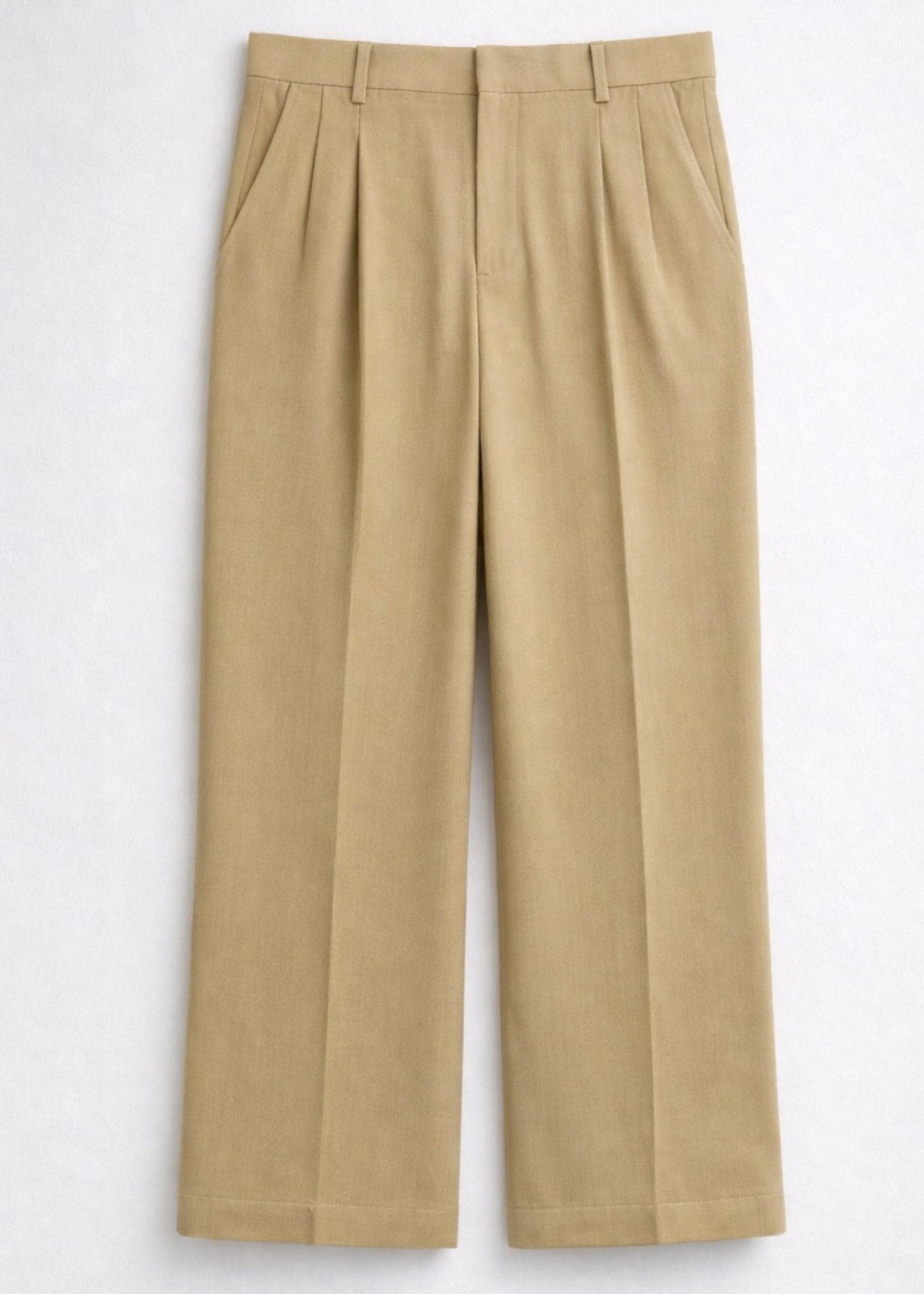 cotton linen Pants in Khaki brown
