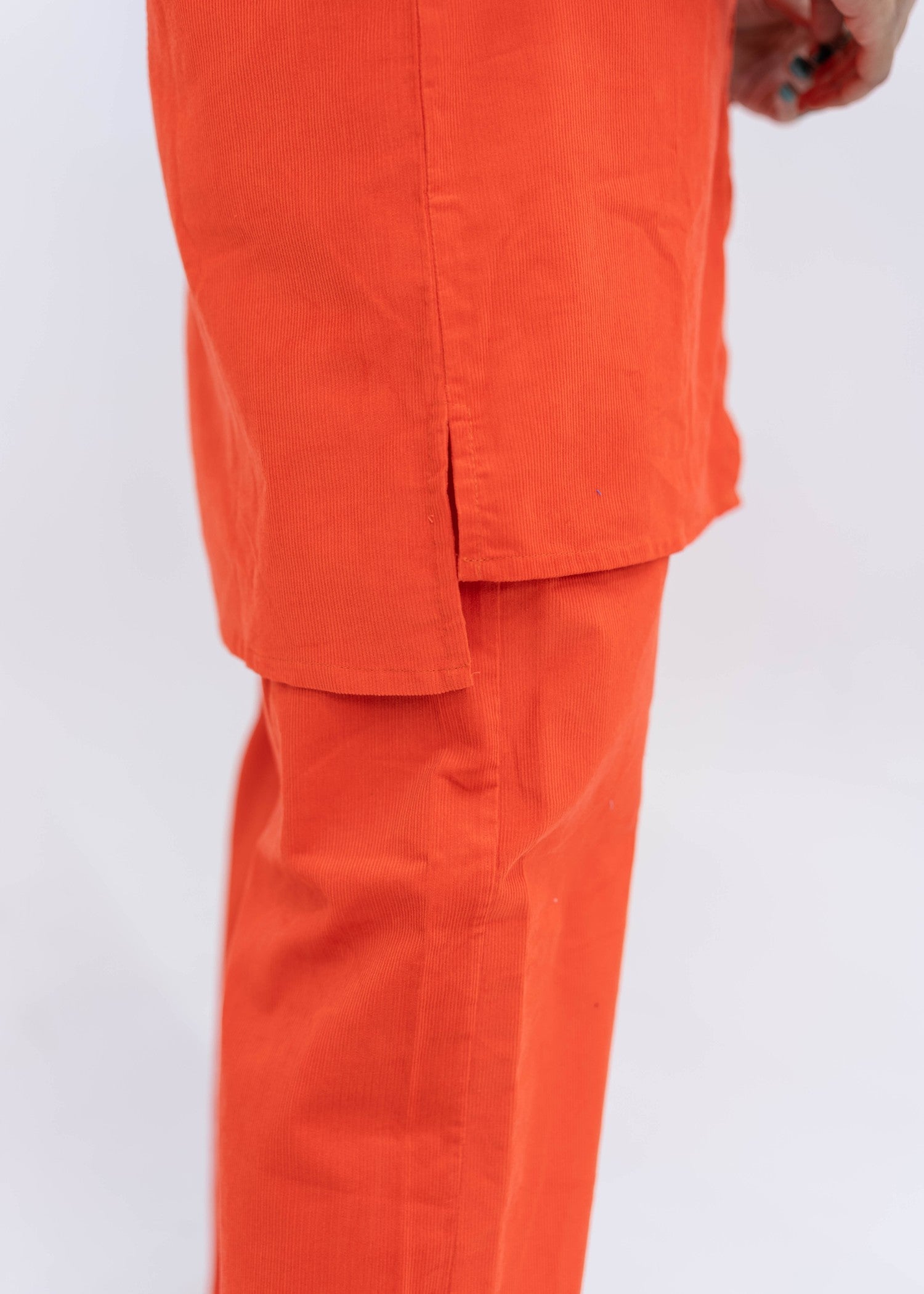 corduroy Co Ord Sets in Orange