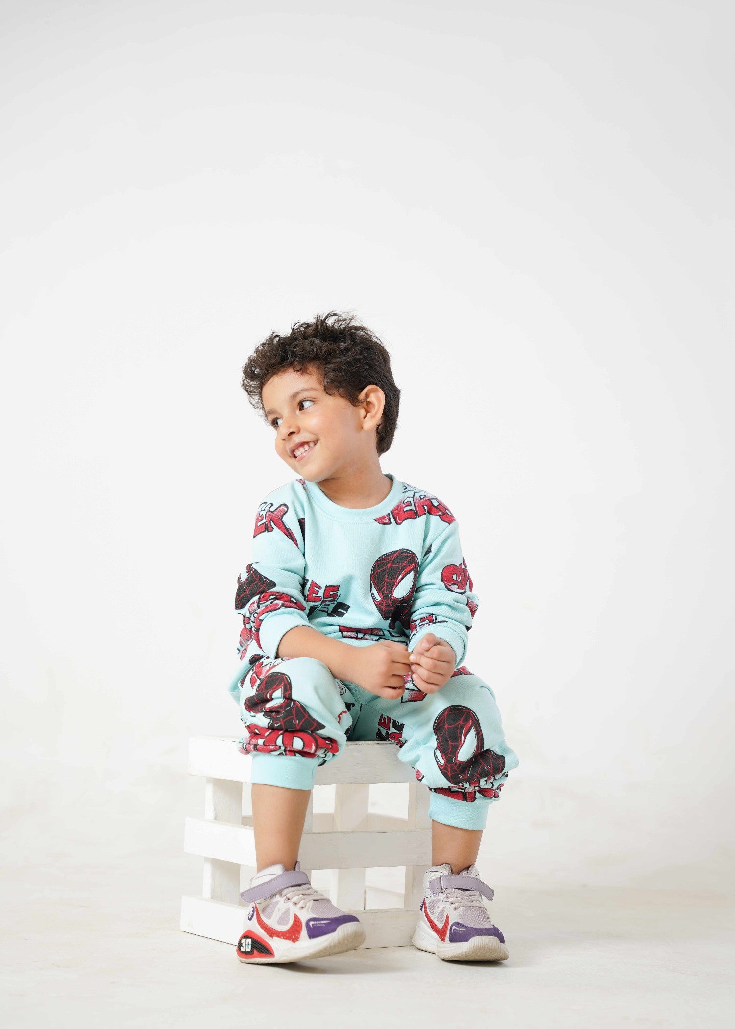 fleece Tracksuit in Aquamarine