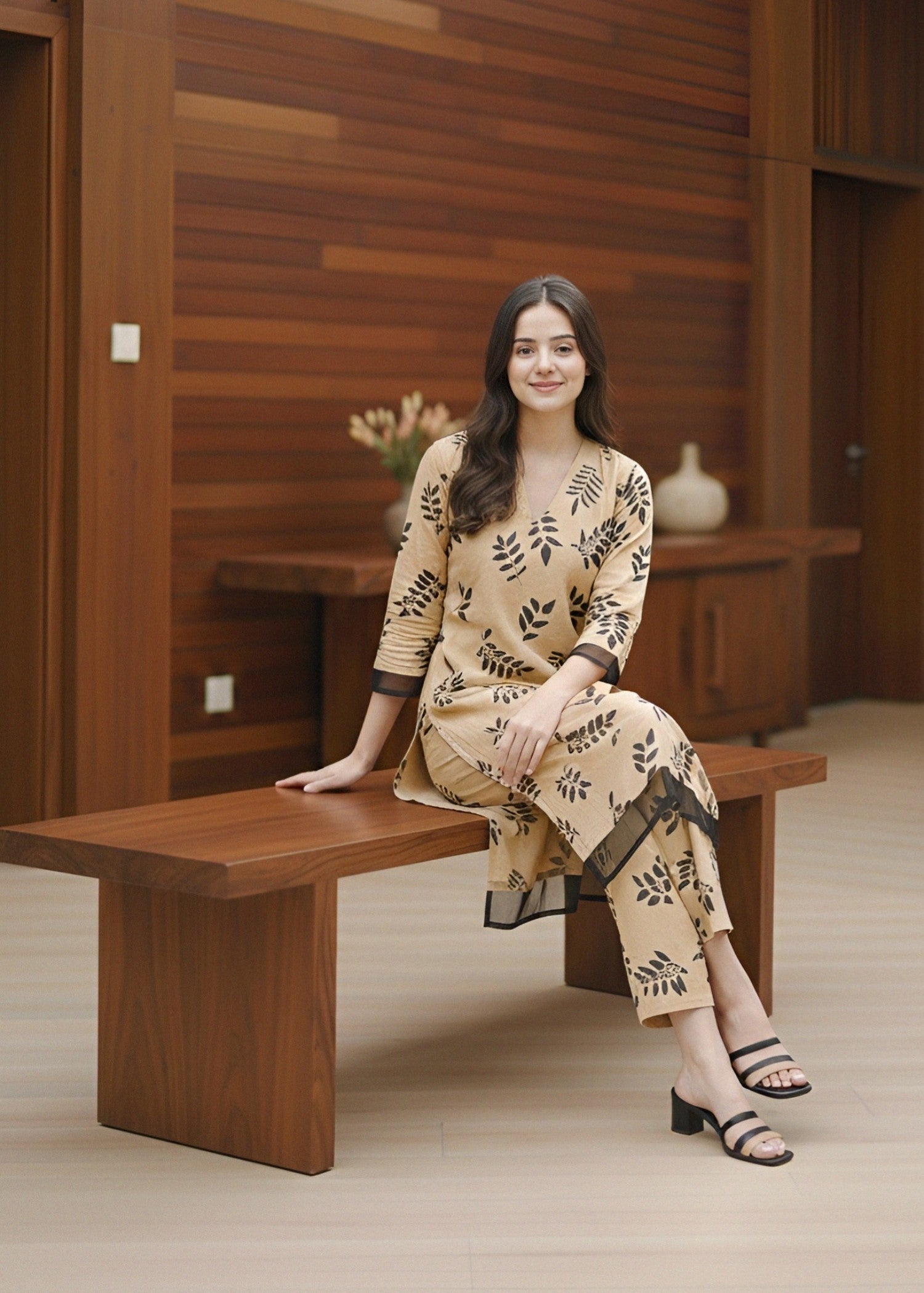 linen Co Ord Sets in Butter