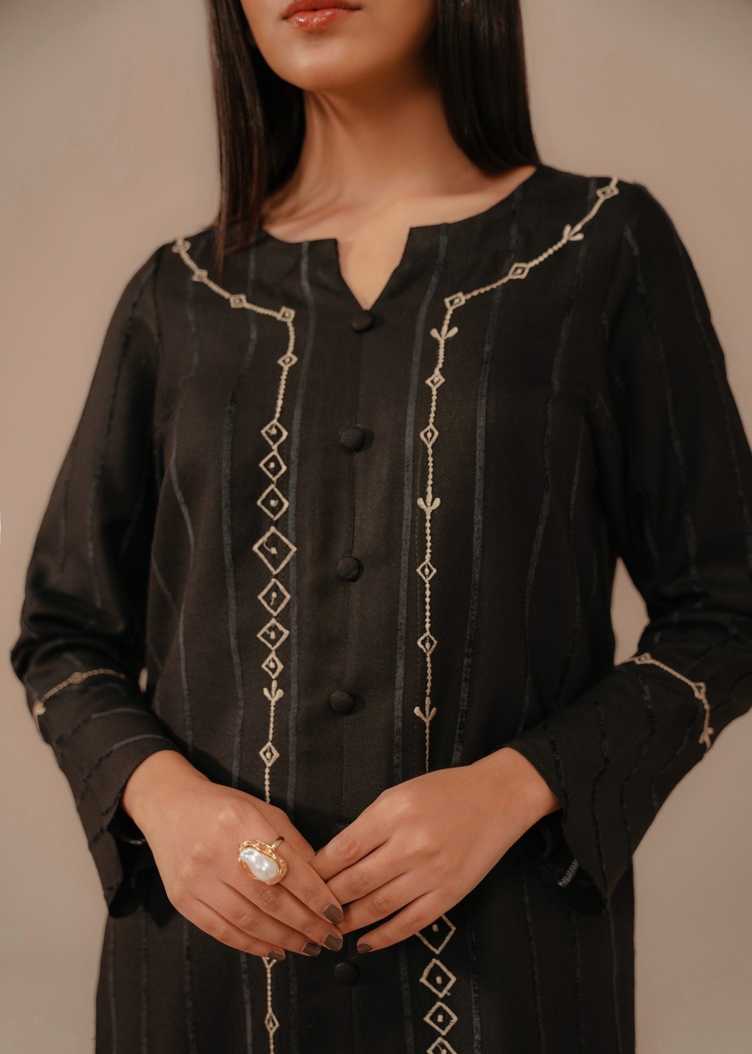 karandi Co Ord Sets in Black