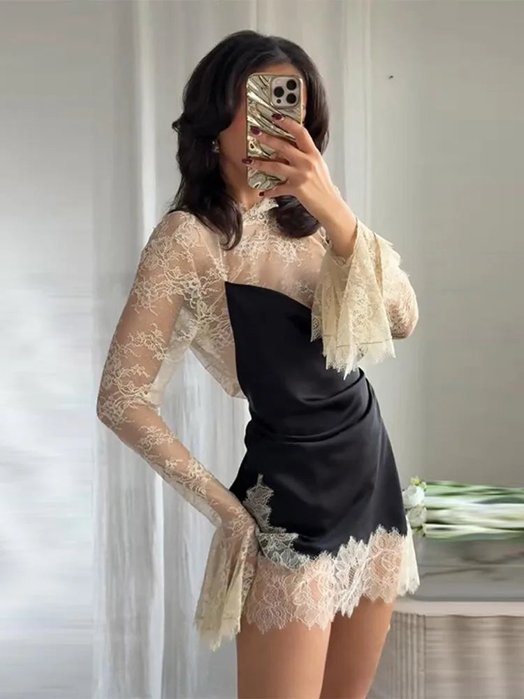 ELISA SATIN DRESS