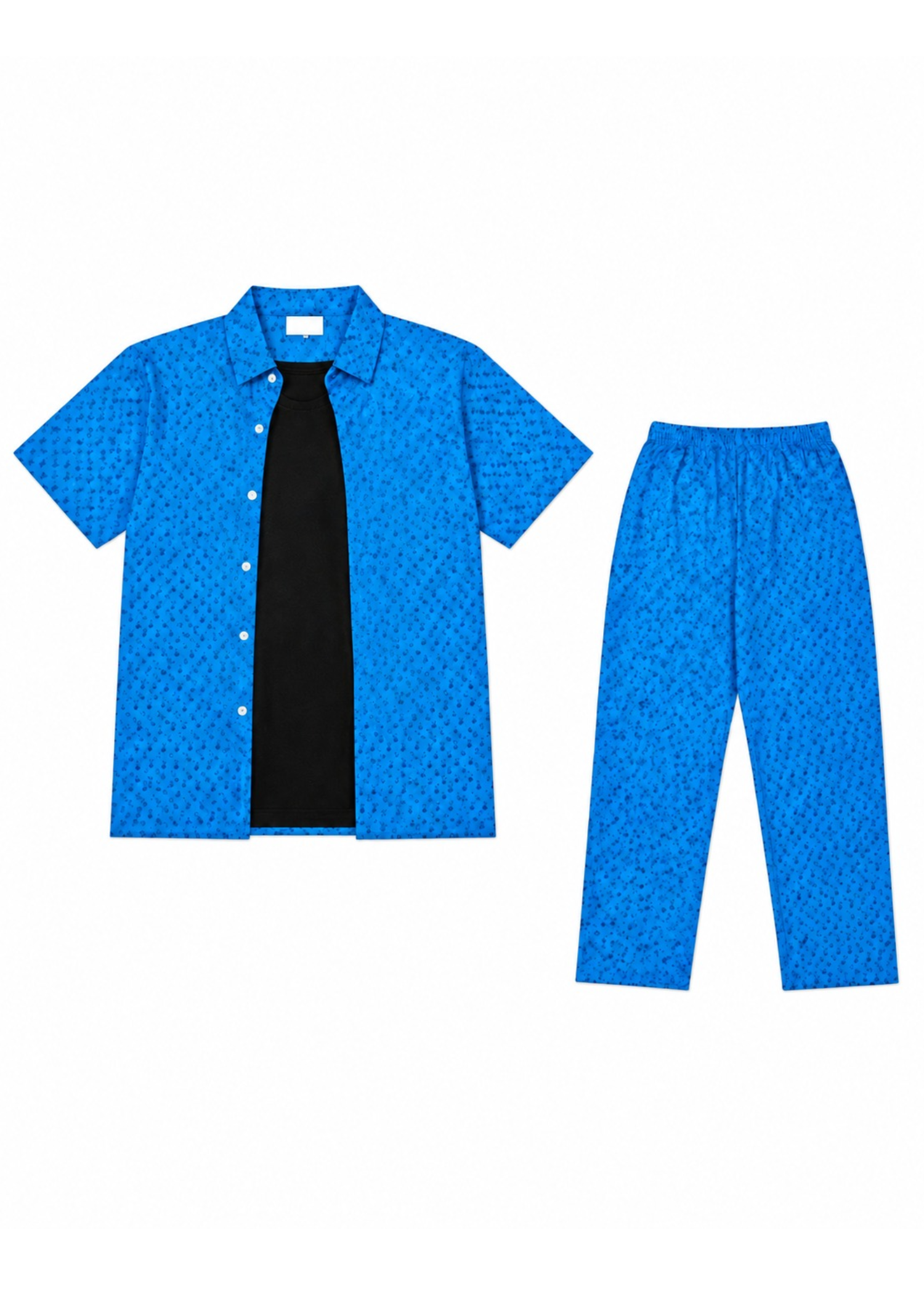 cotton Co ord Sets in Royal blue
