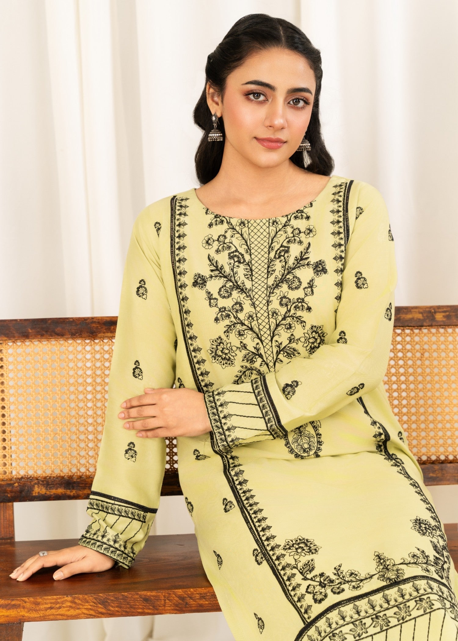 linen Co Ord Sets in Acid yellow