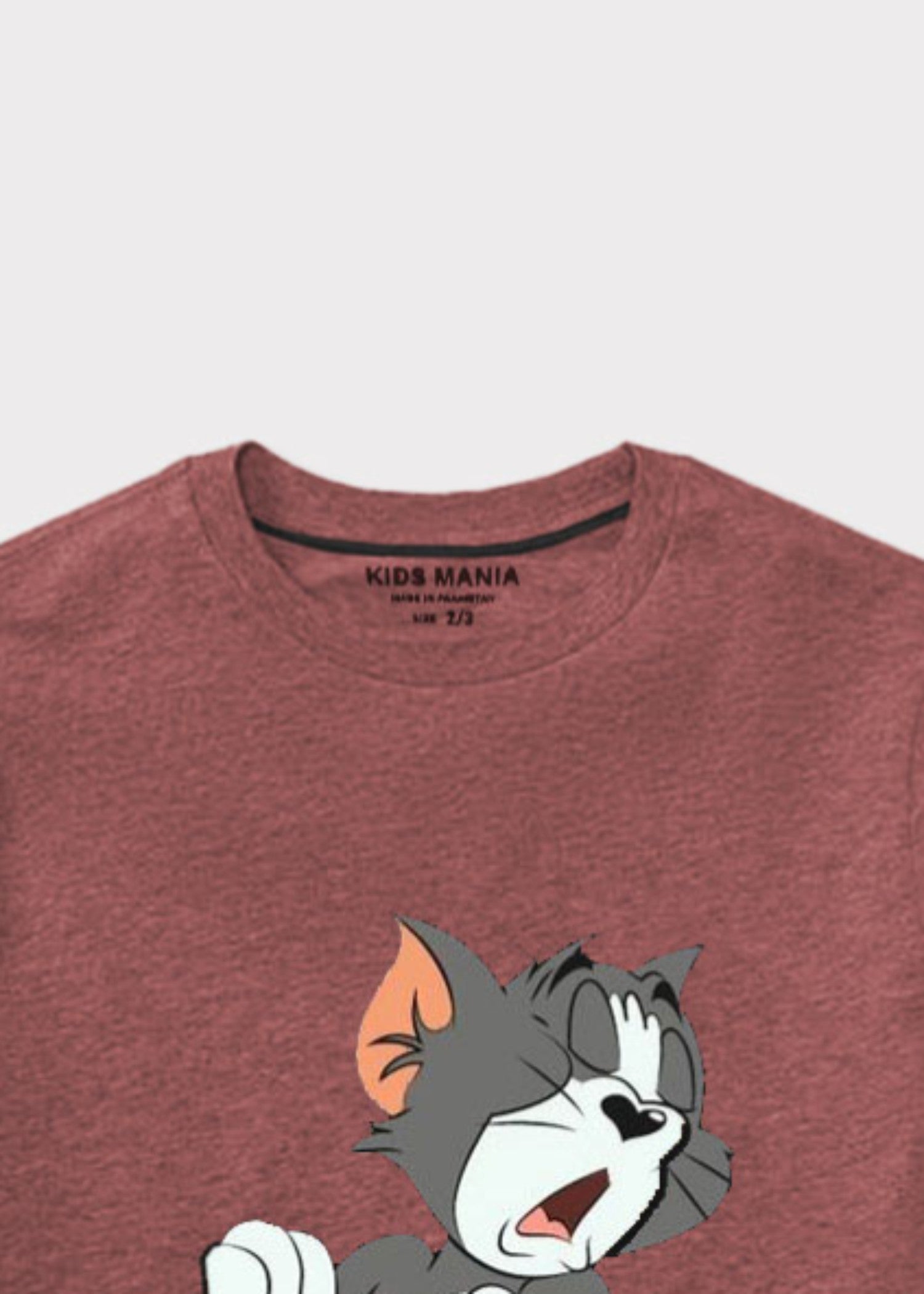 cotton jersey T Shirt in Brown