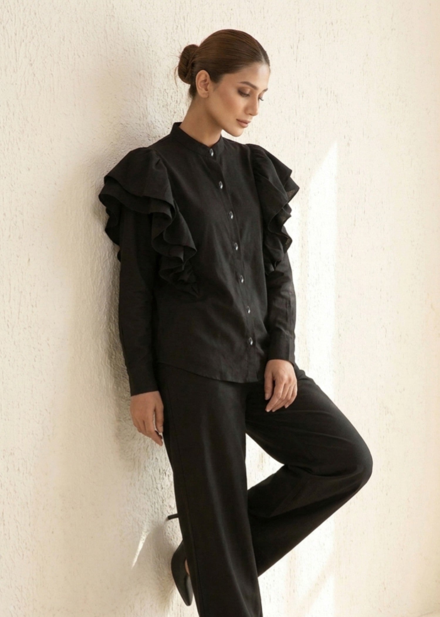 cotton Top in Black