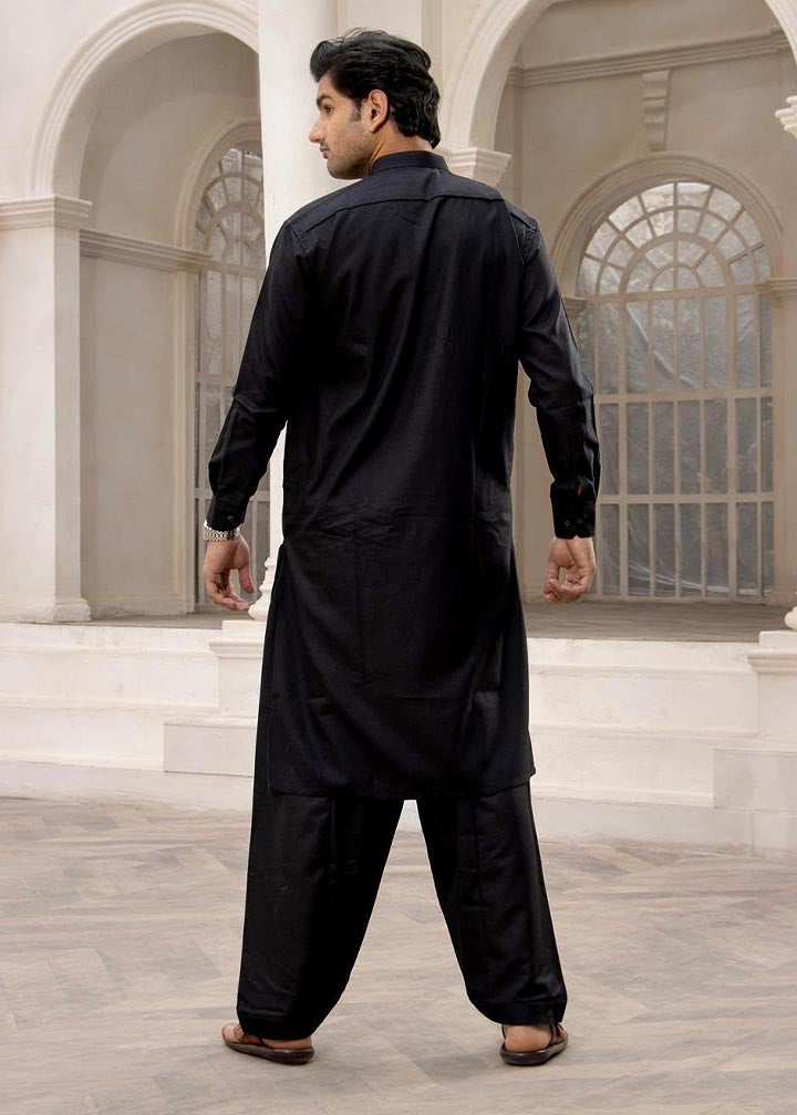cotton Unstitched in Jet black