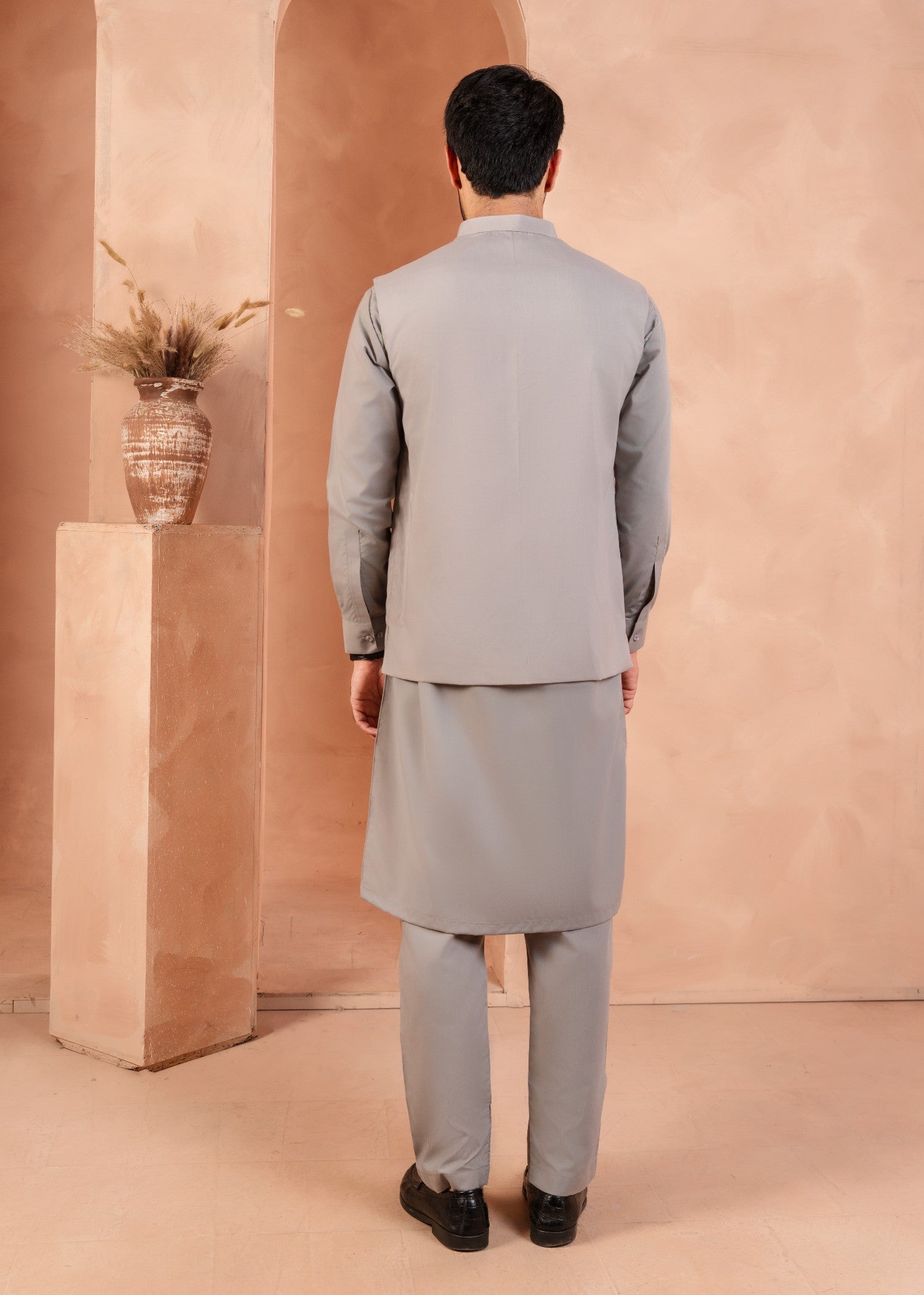 suiting Waistcoat in Pastel grey