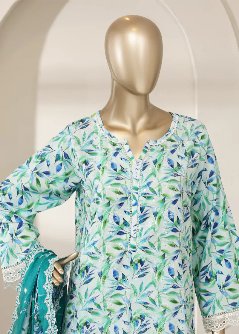 Stitched Laserkari Lawn – 5