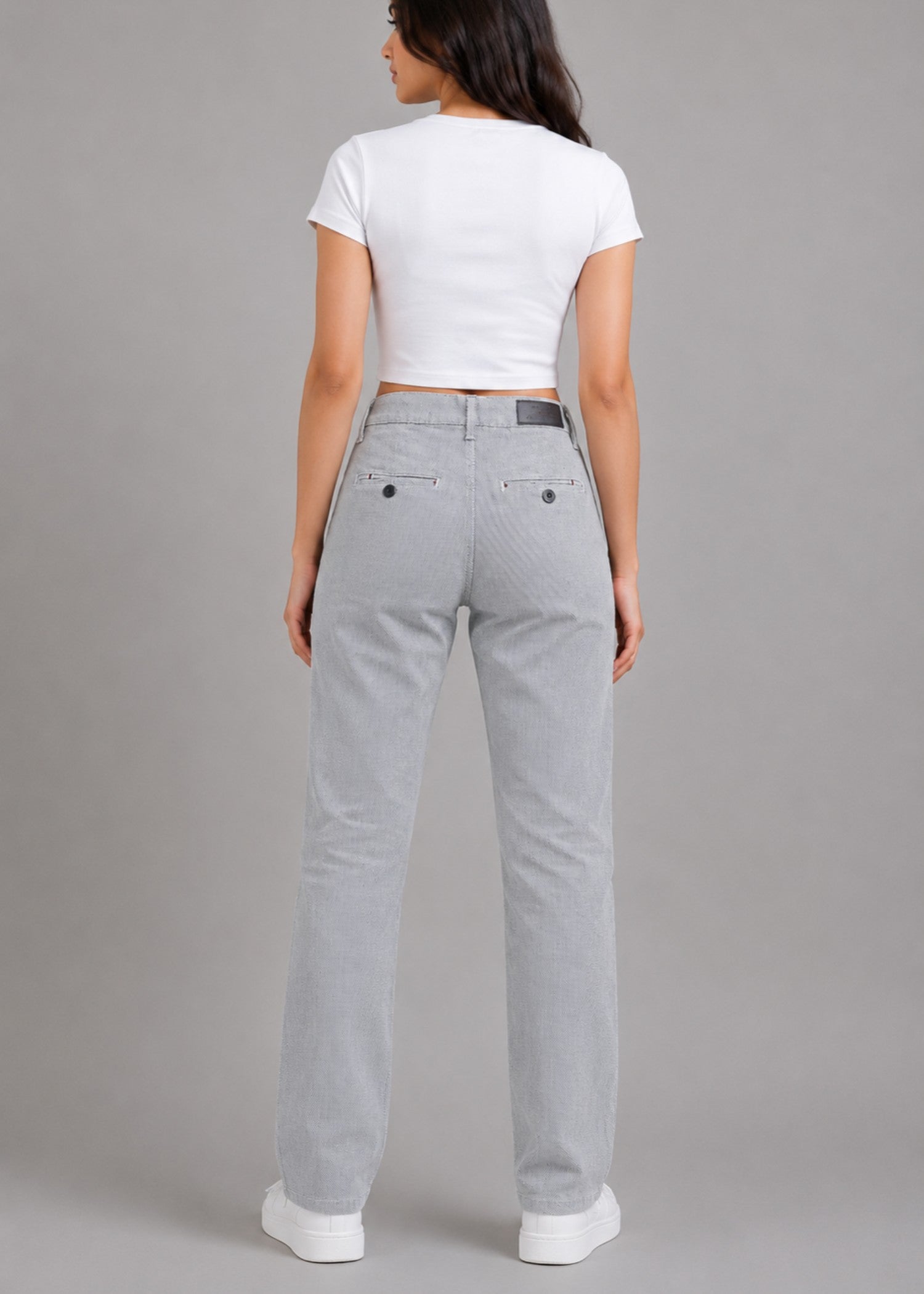 cotton Jeans in Frost