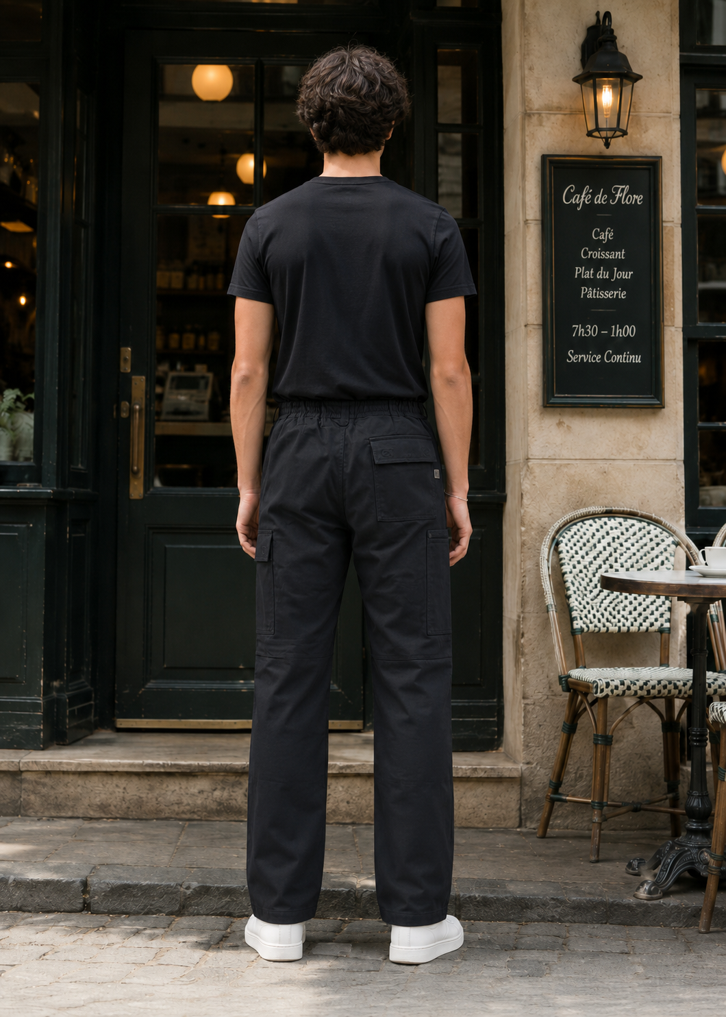 cotton Pants in Black