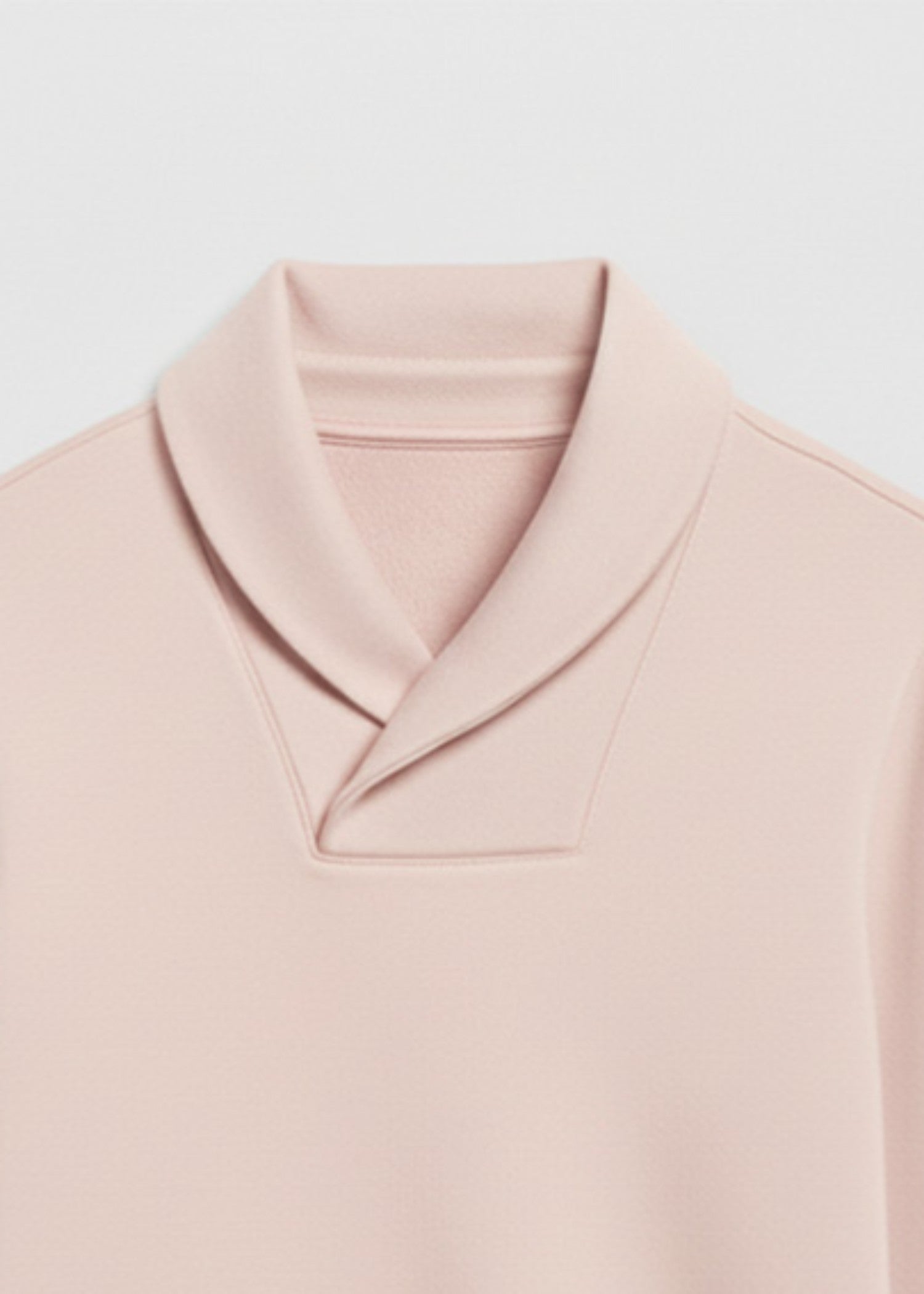fleece Sweatshirt in Peach pink