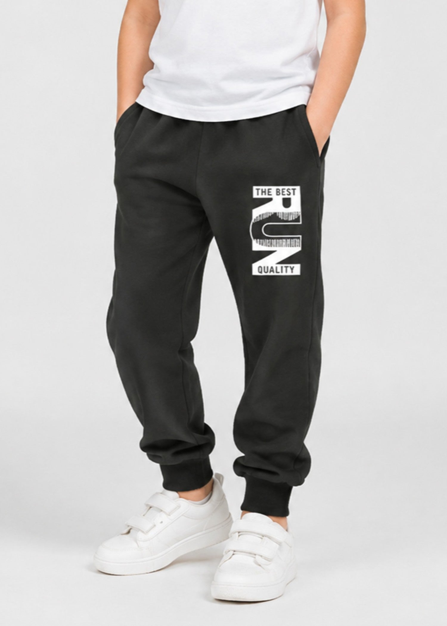 fleece Trousers in Iron grey