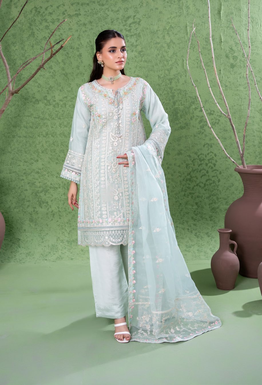 Kahani Festive Pret Organza Formals – D-5