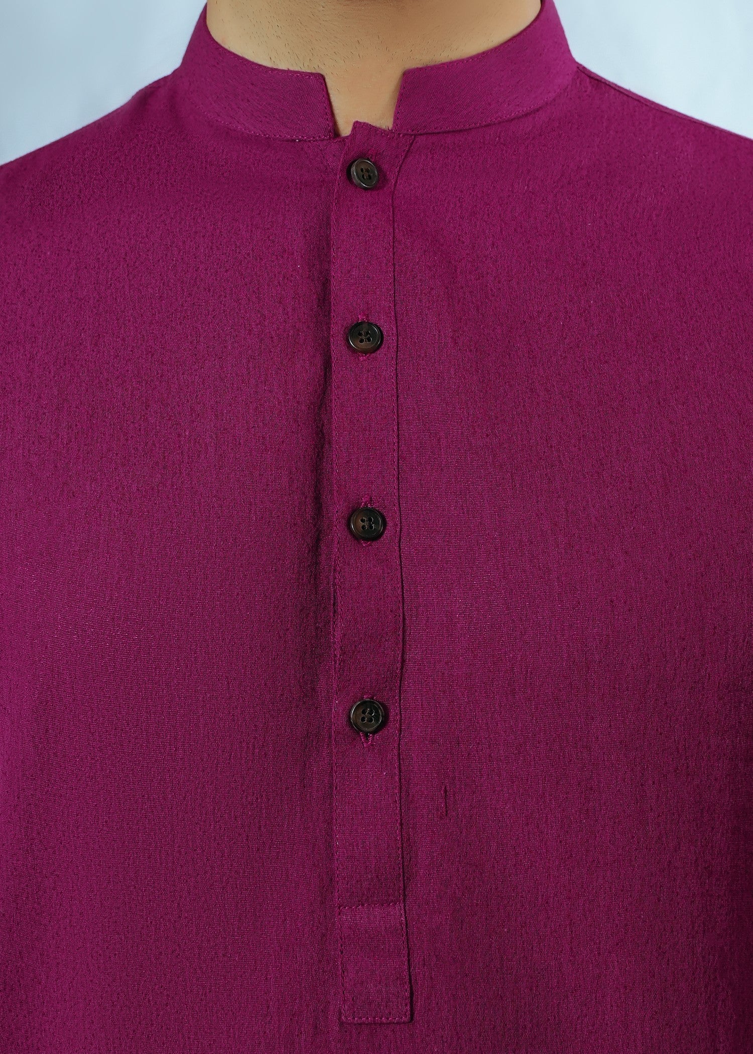 lawn karandi Kurta in Mulberry