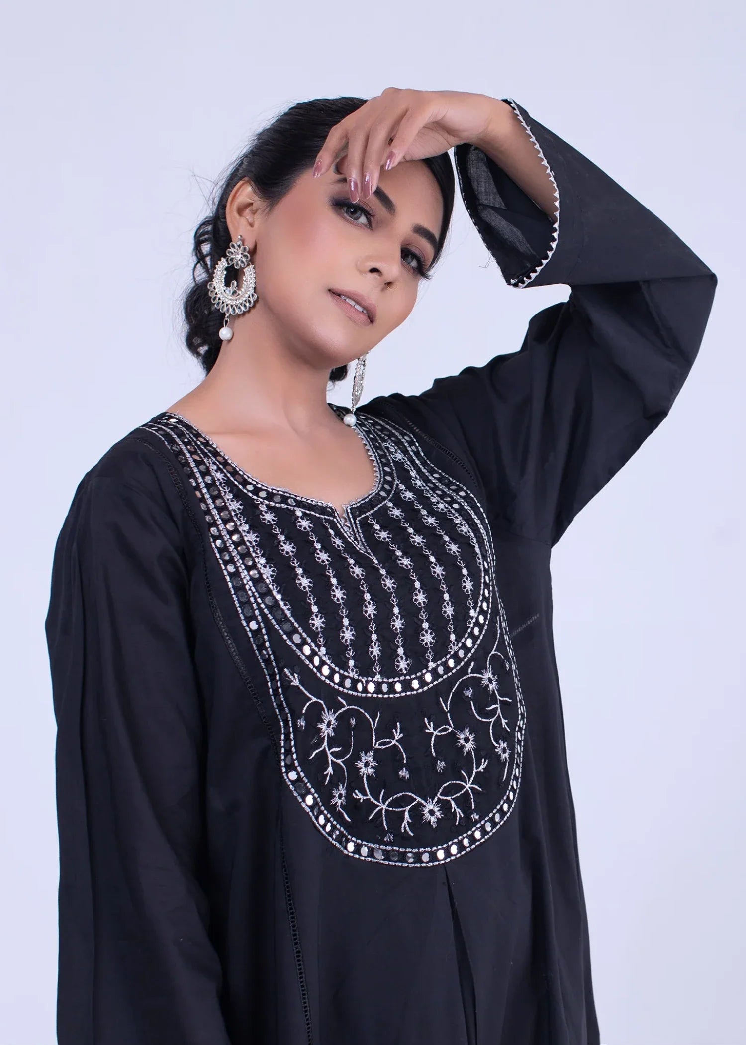 cotton Kurti in Black