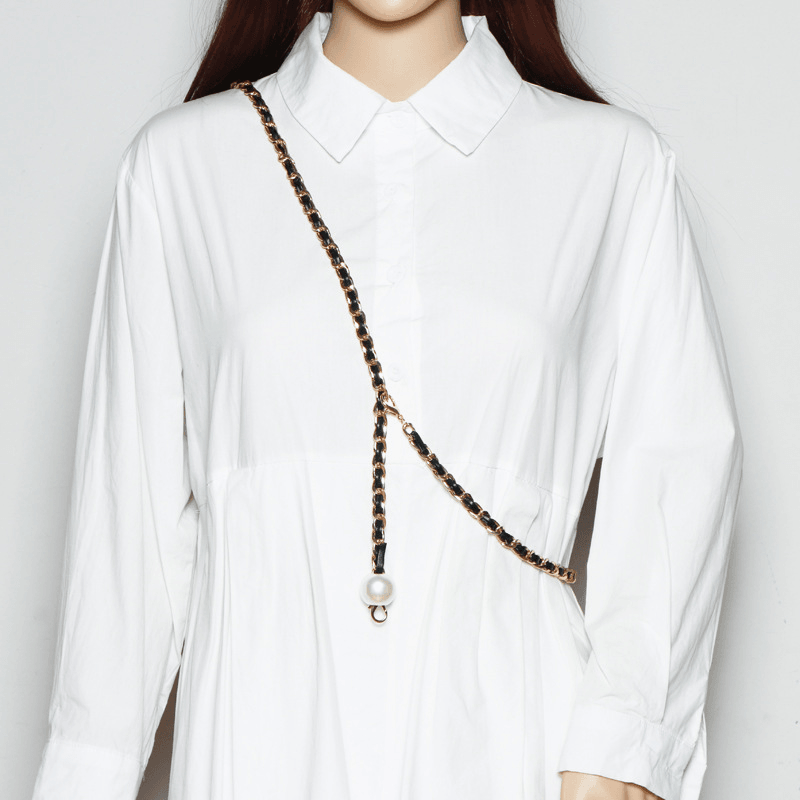 Thin Belt Fashion Chain Braided Waist