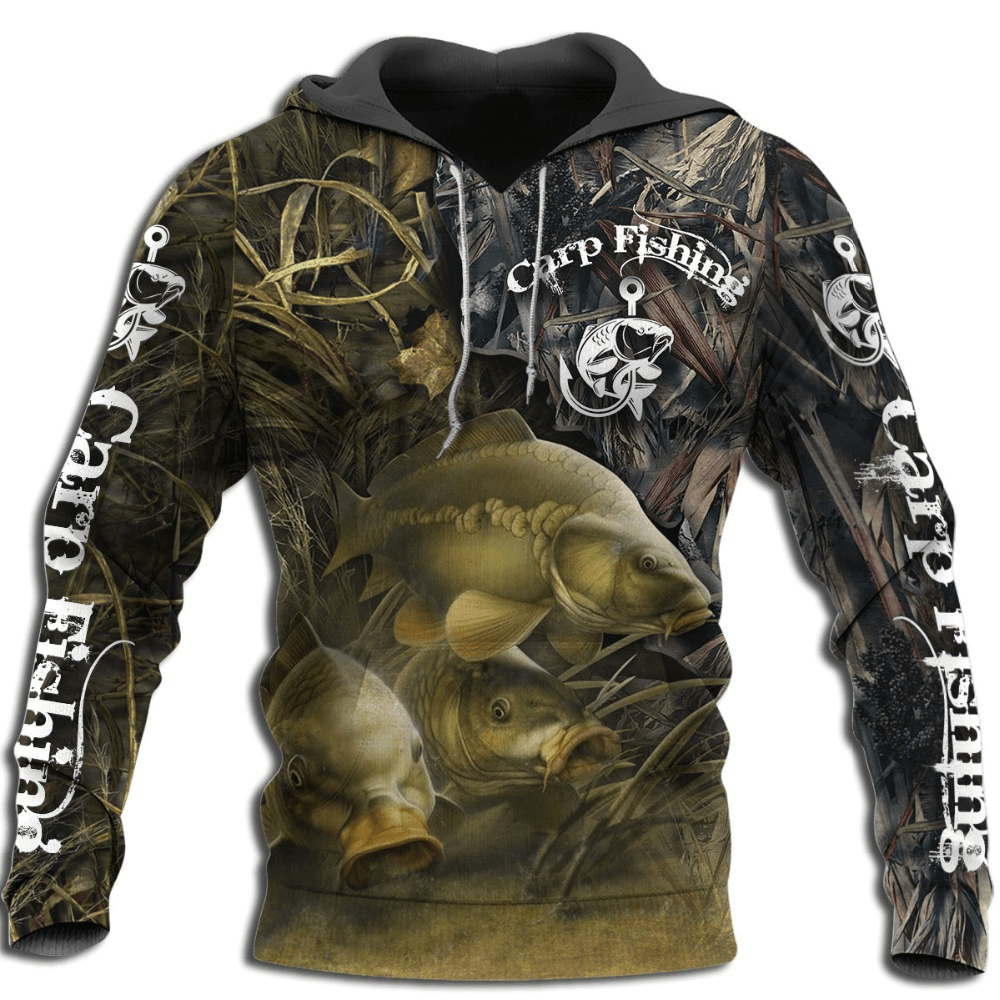 States Men'S Big Size Bodysuit Fishing Luya Sea Fishing Series Hooded Pullover Bodysuit Casual Baseball Suit