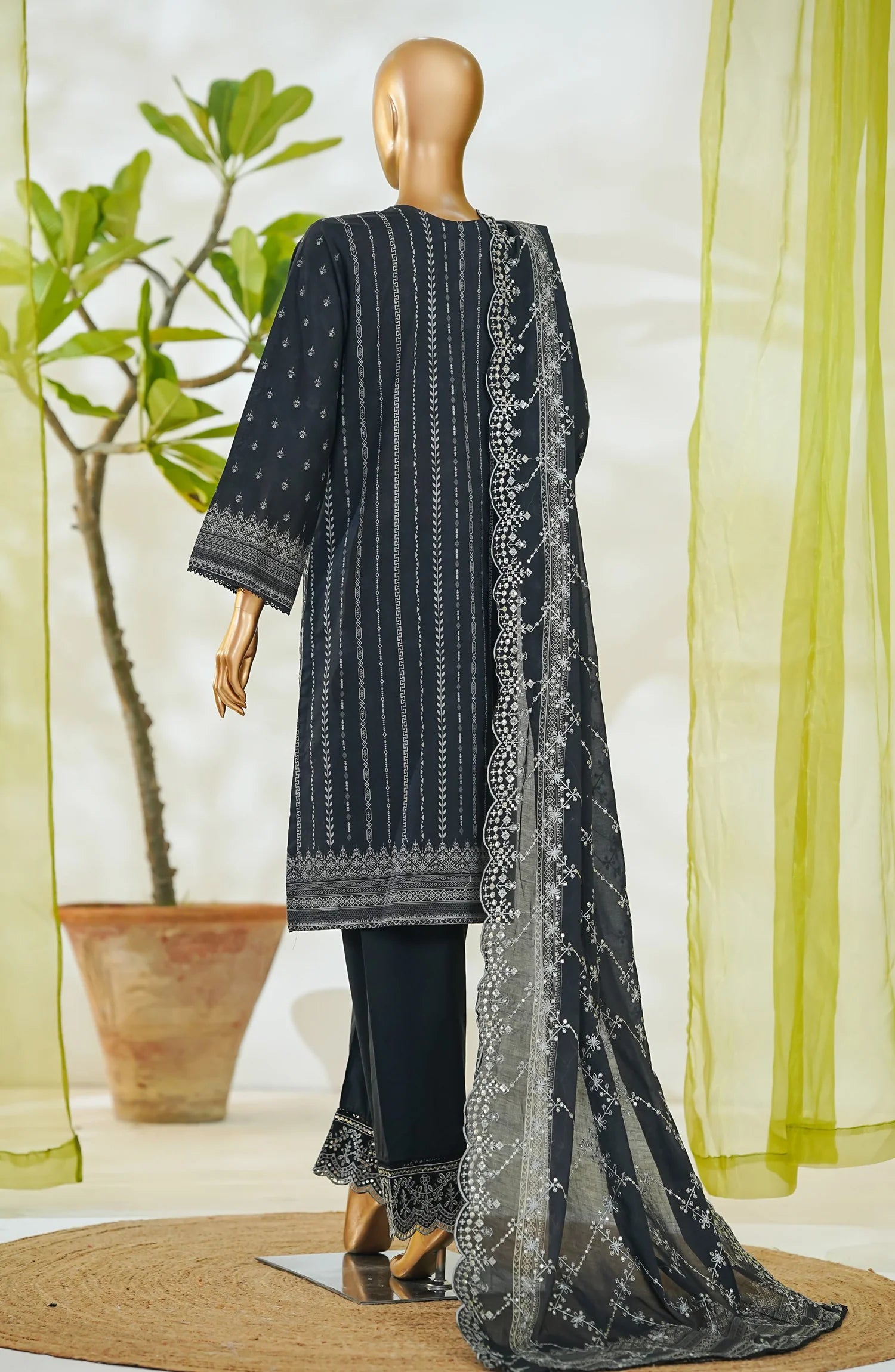 RTW White & White Embroidered Lawn – 3