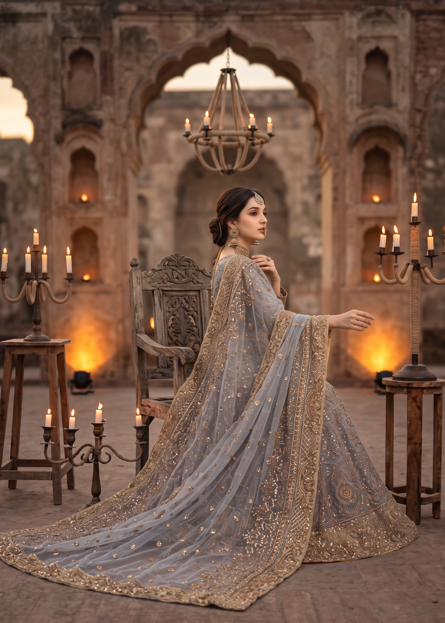 net Maxi in Grey