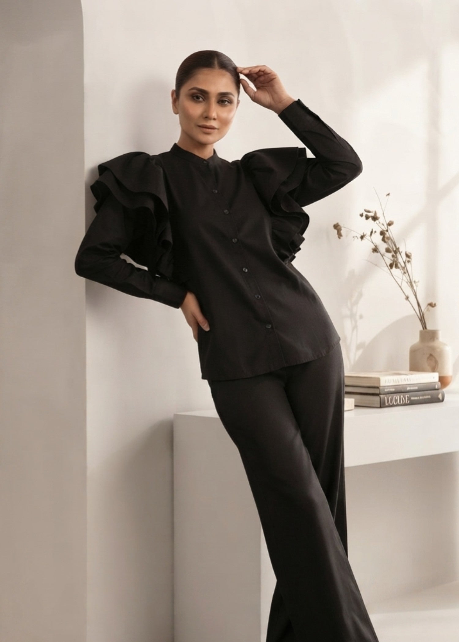 cotton Top in Black