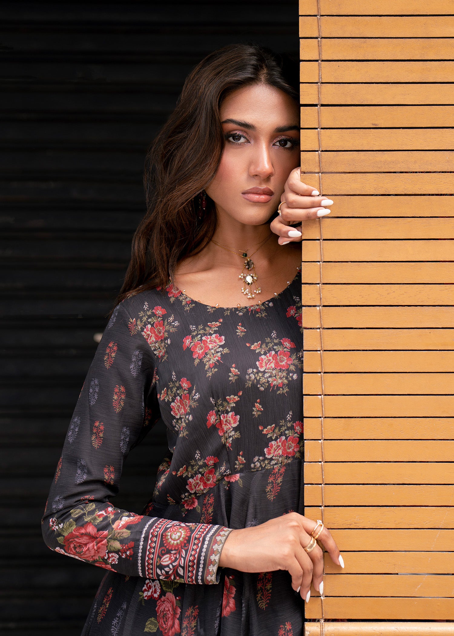 chiffon Maxi in Multi