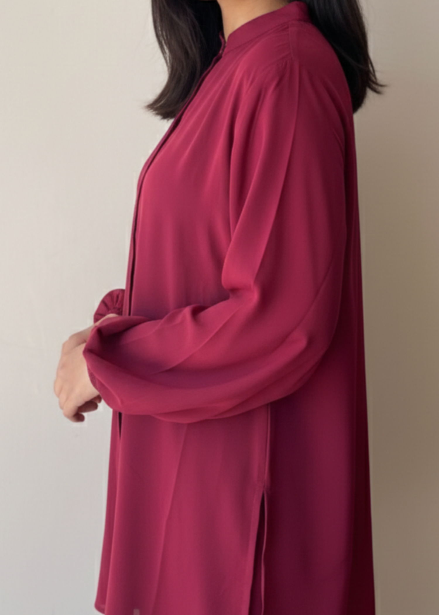 georgette Co ord Sets in Maroon