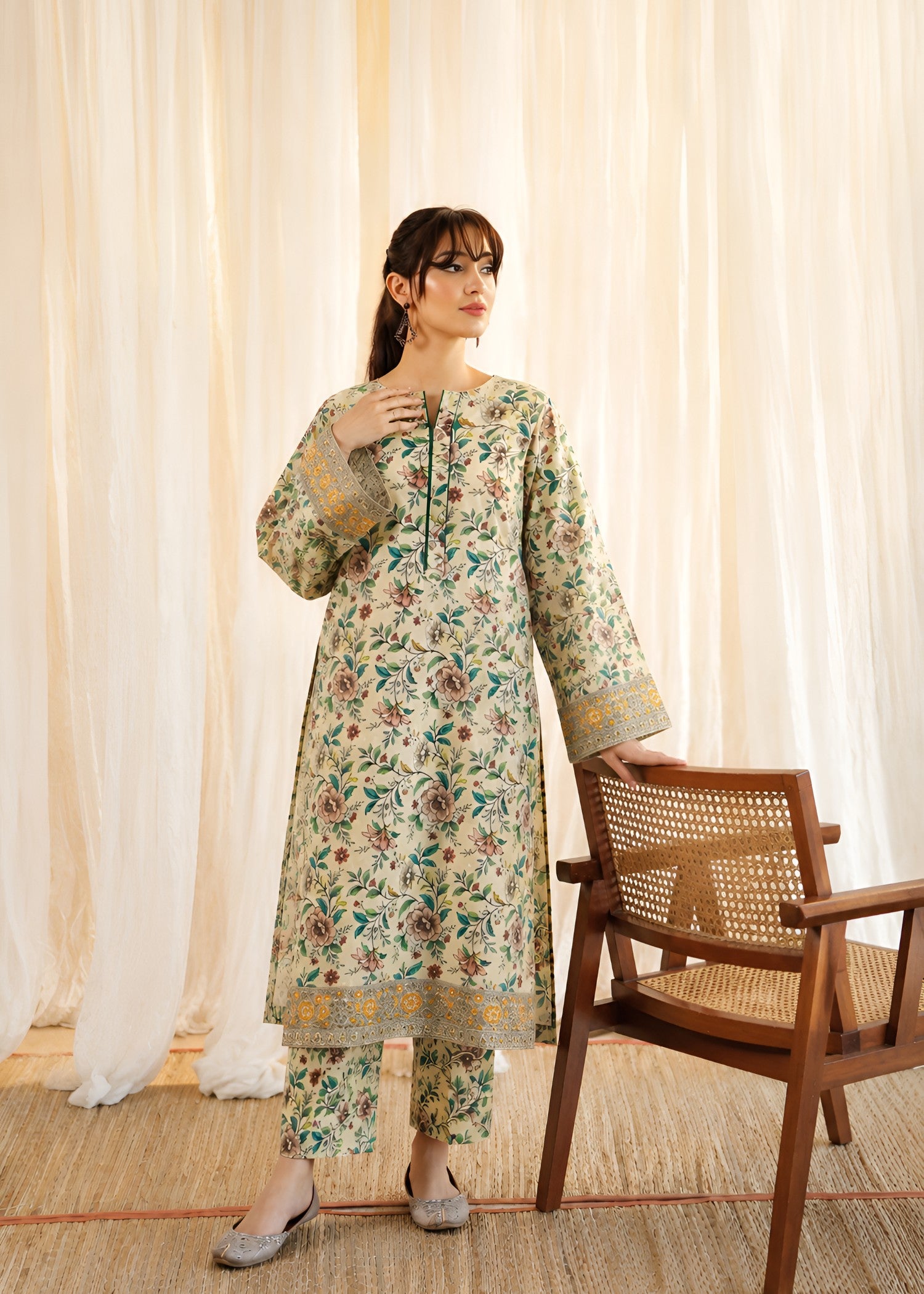 linen Co Ord Sets in Beige