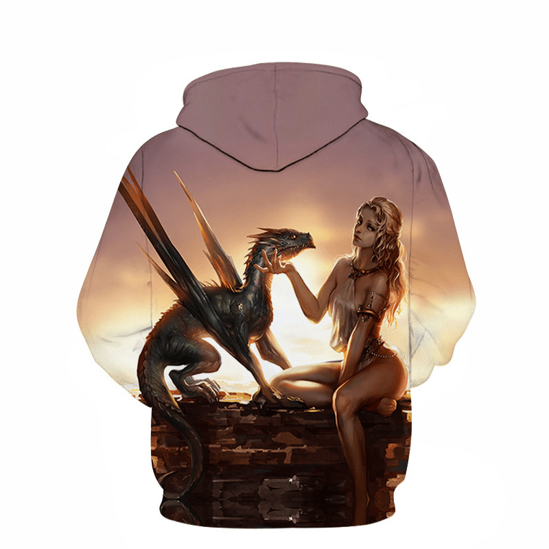 Digital Printing Fashion Hoodie Sweater