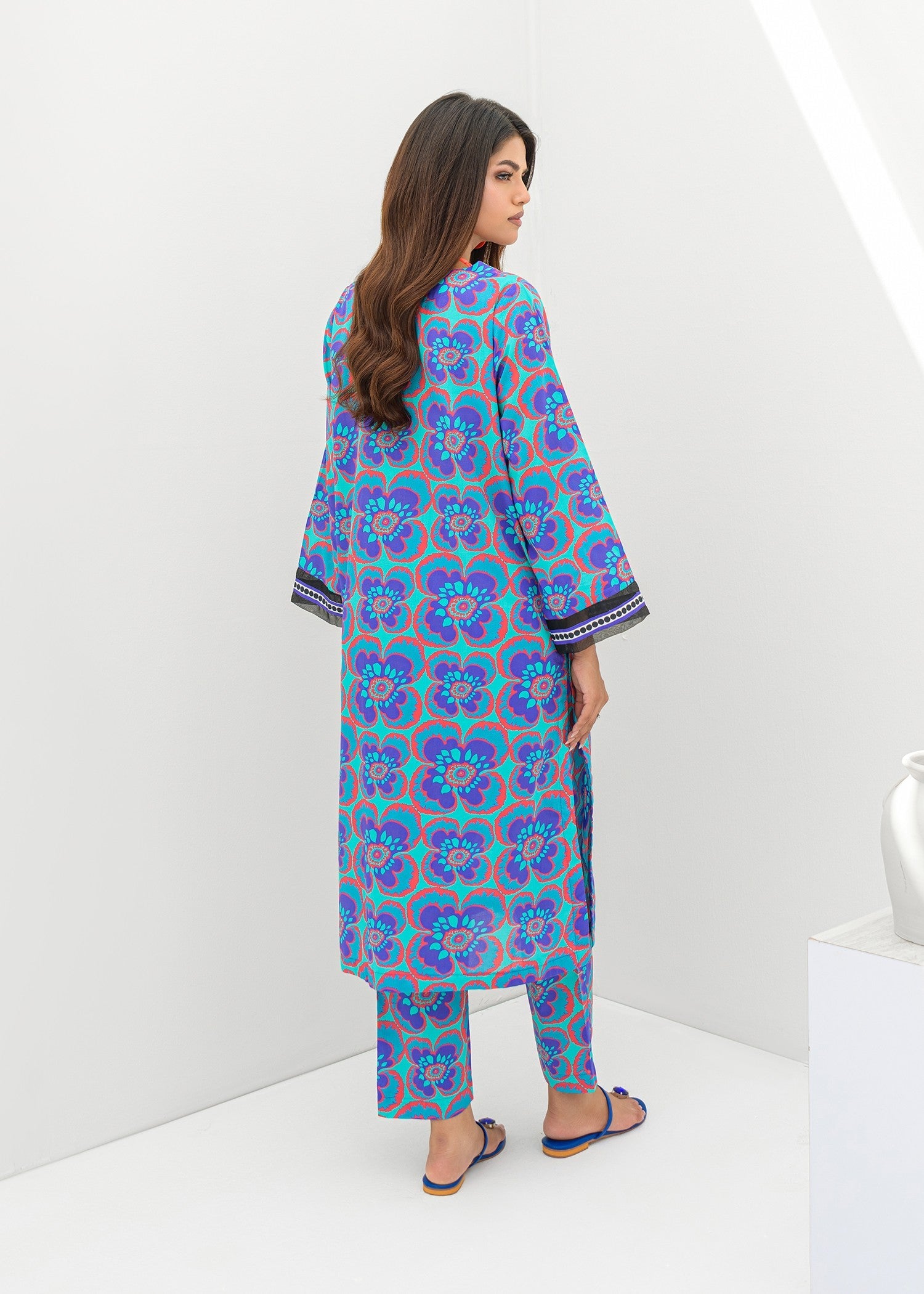 cambric Co Ord Sets in Turquoise