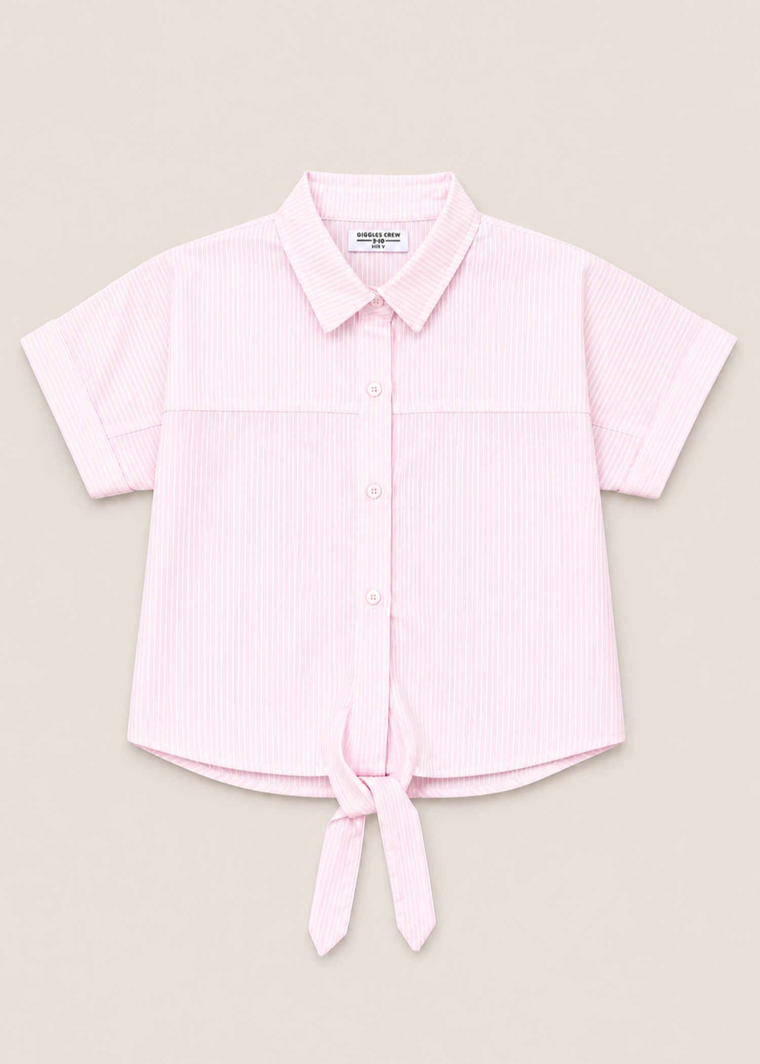 Top in White, pink