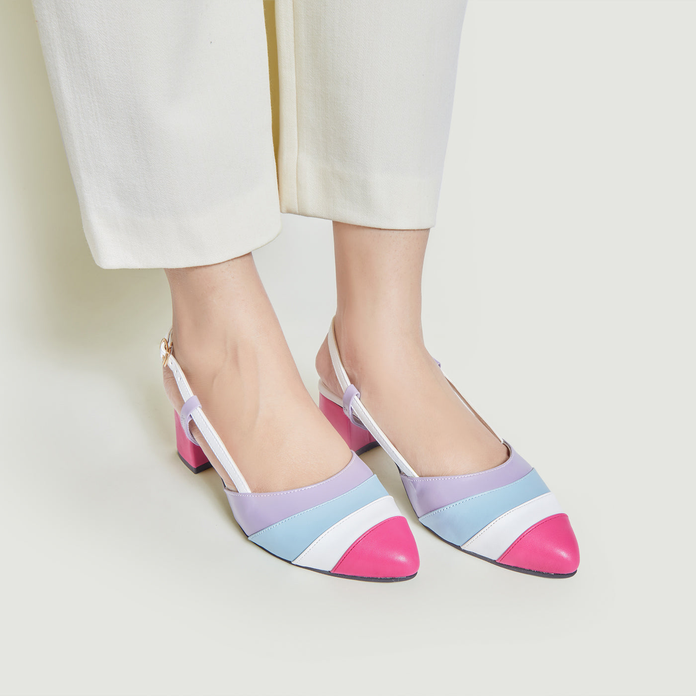Mules in Mulberry by - High Quality Women Mules LYA1271