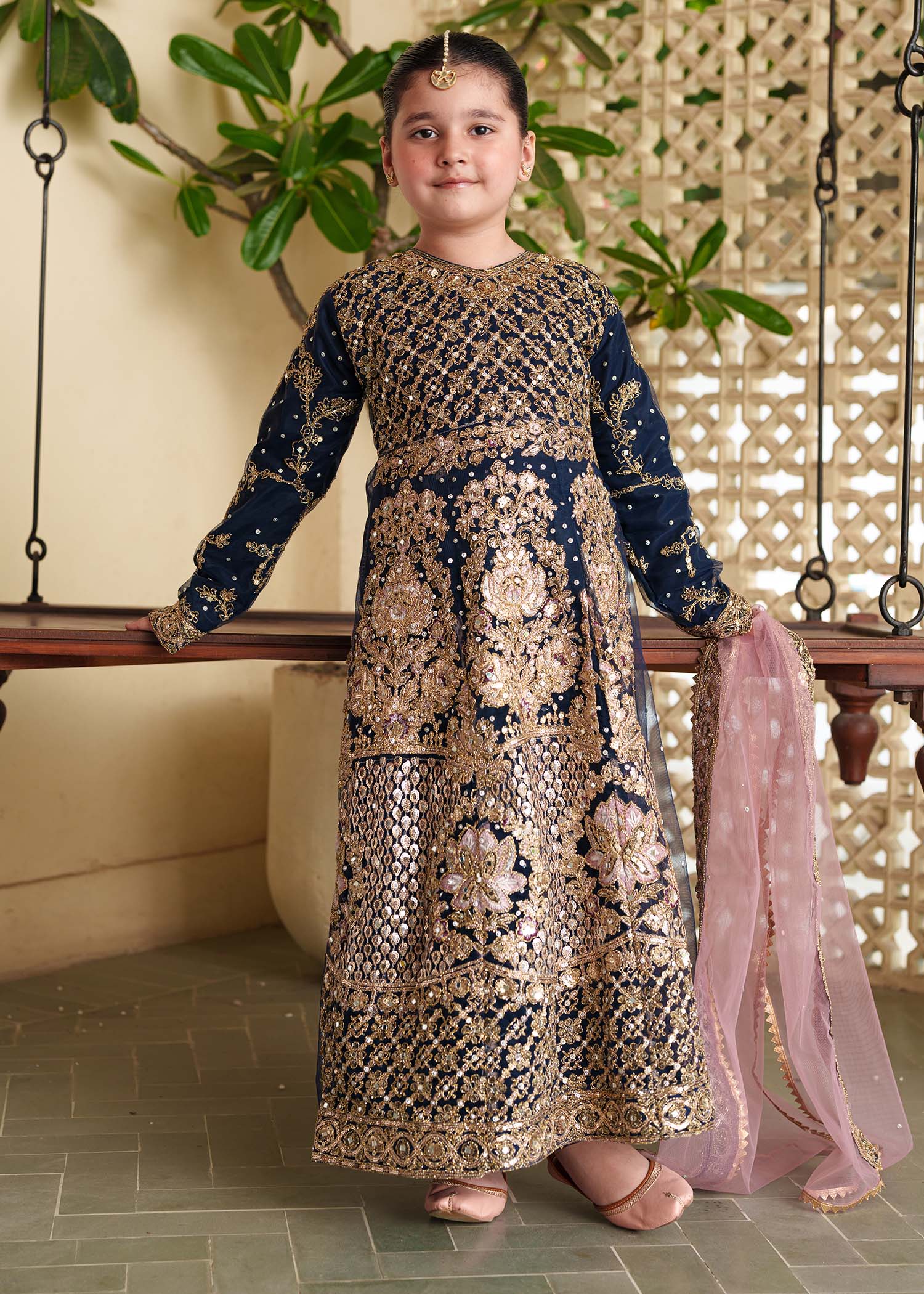 net Pishwas in Blue