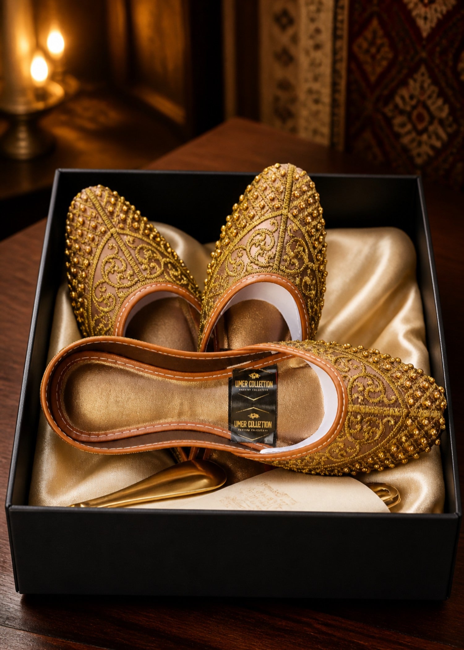 Khussa in Brown by - High Quality Women Khussa WRI1293