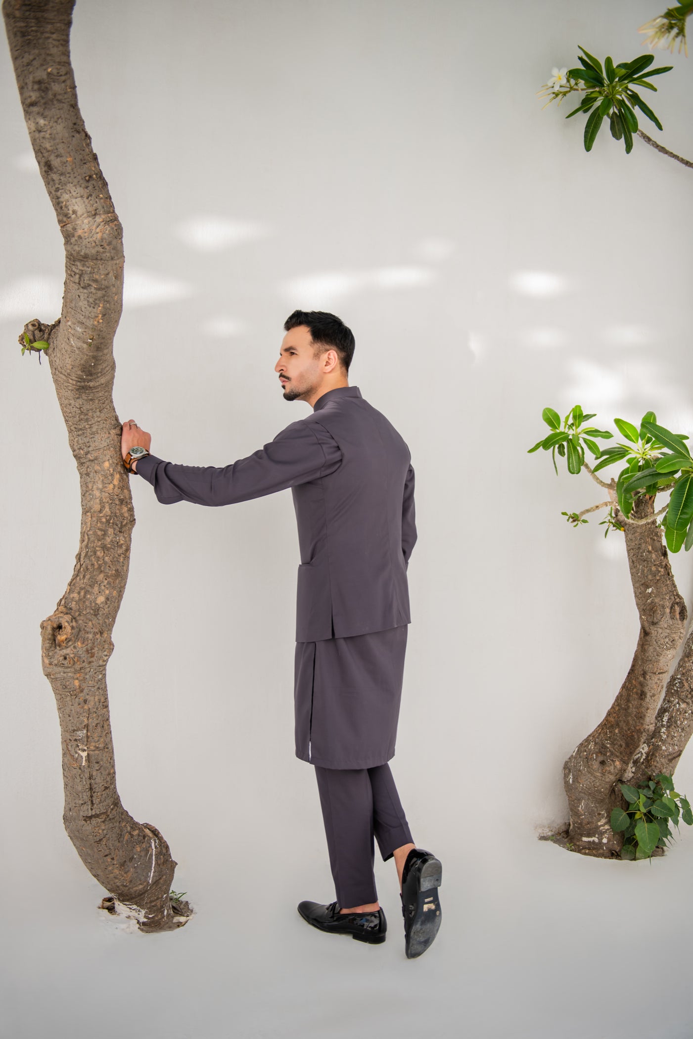 wash & wear Waistcoat in Grey
