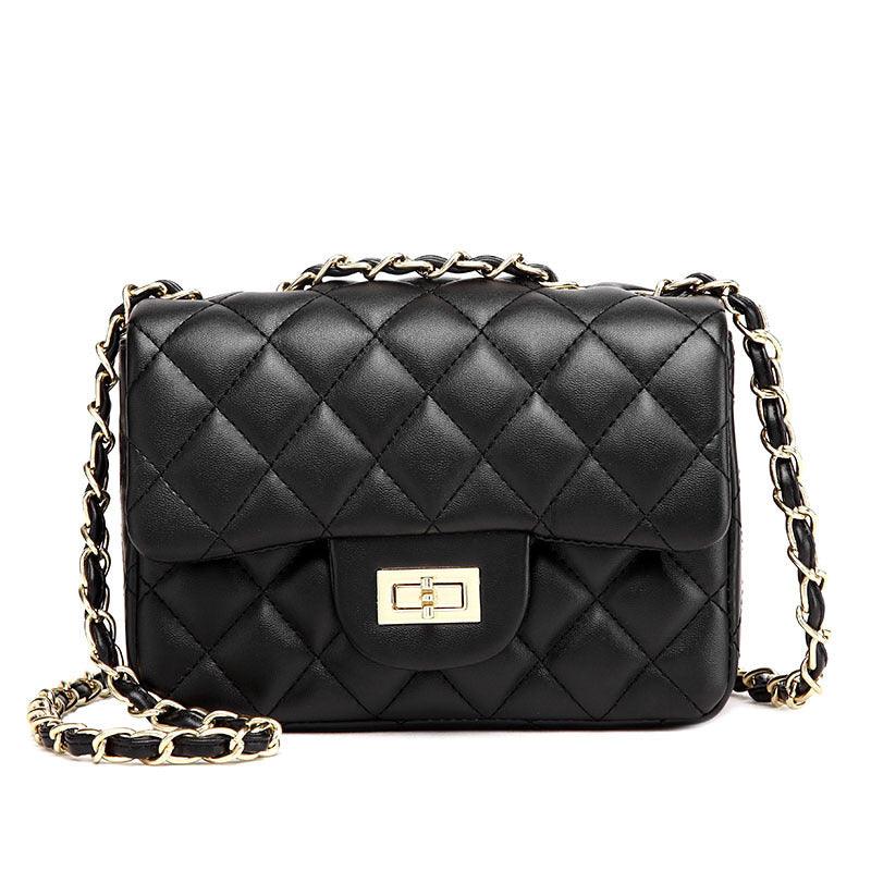 Women's rhombic chain bag