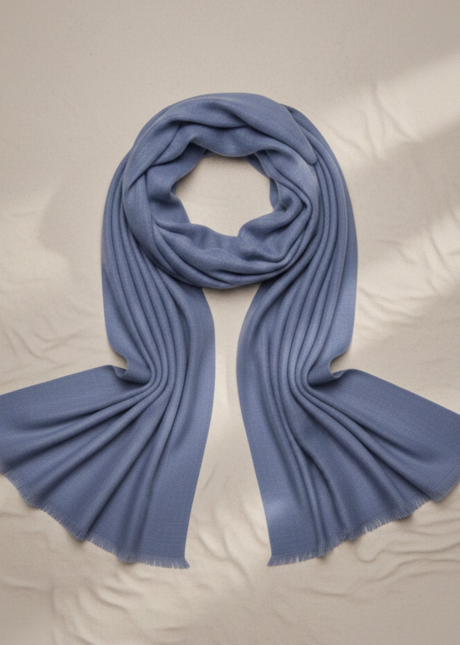 viscose Hijab in Shadow blue