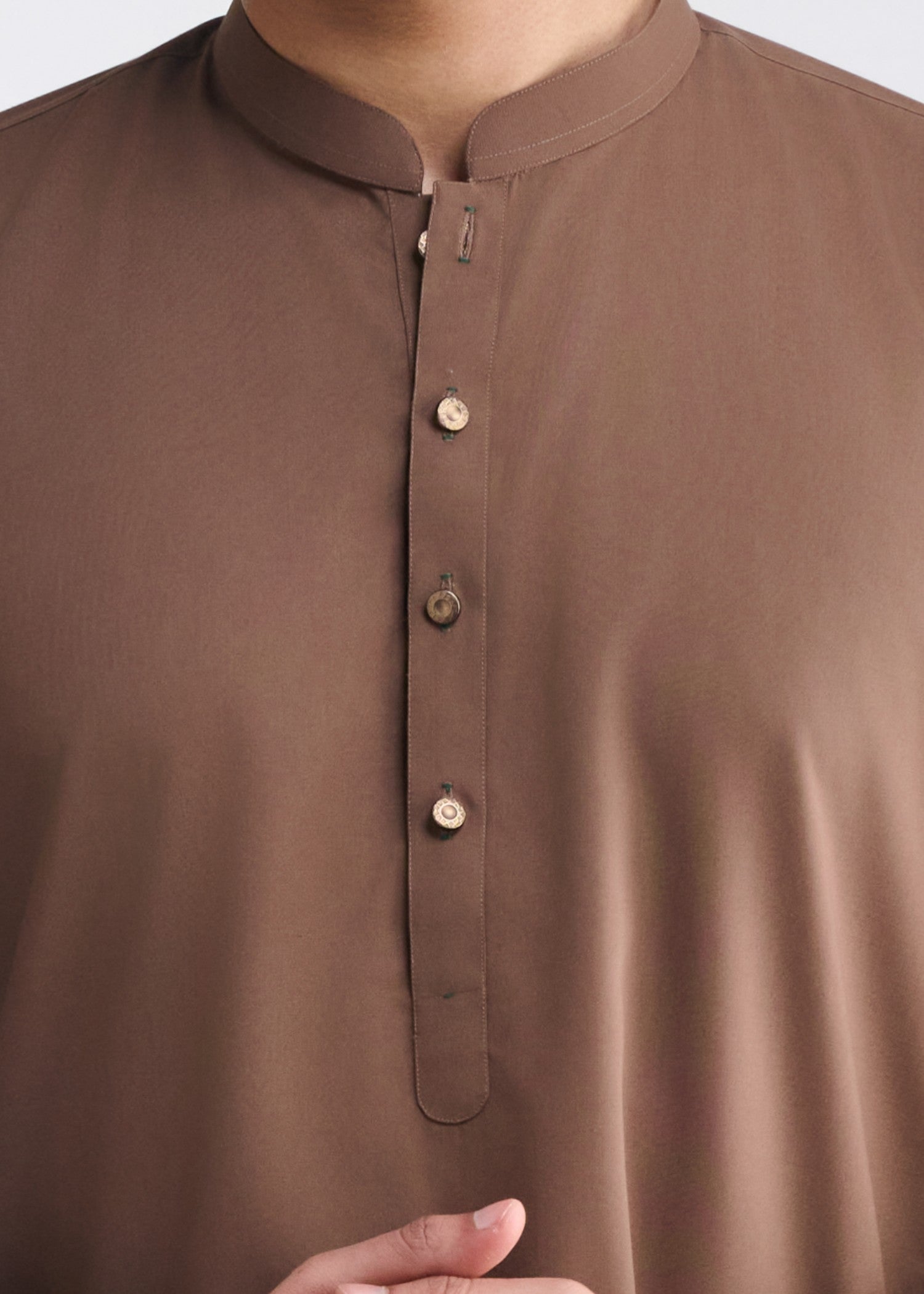 cotton Shalwar Kameez in Camel brown