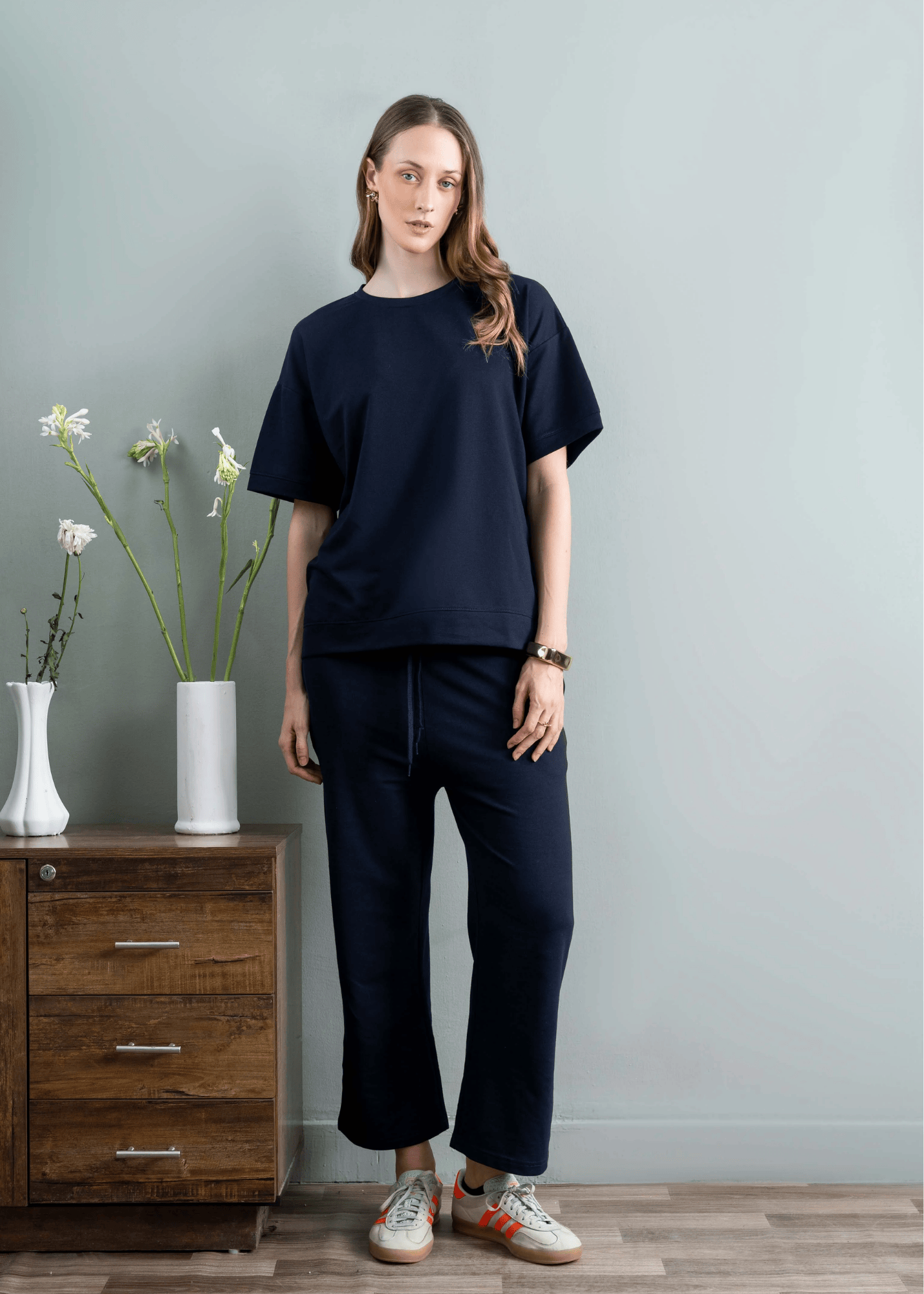 fleece Co Ord Sets in Navy blue