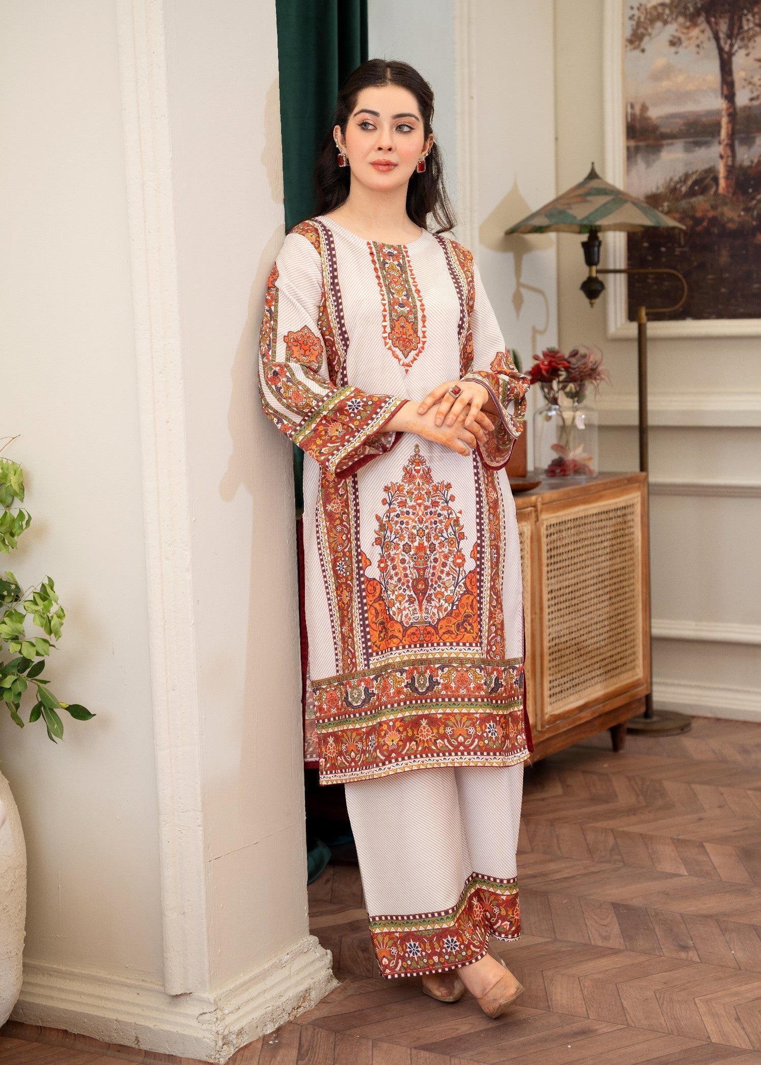 viscose Co Ord Sets in White